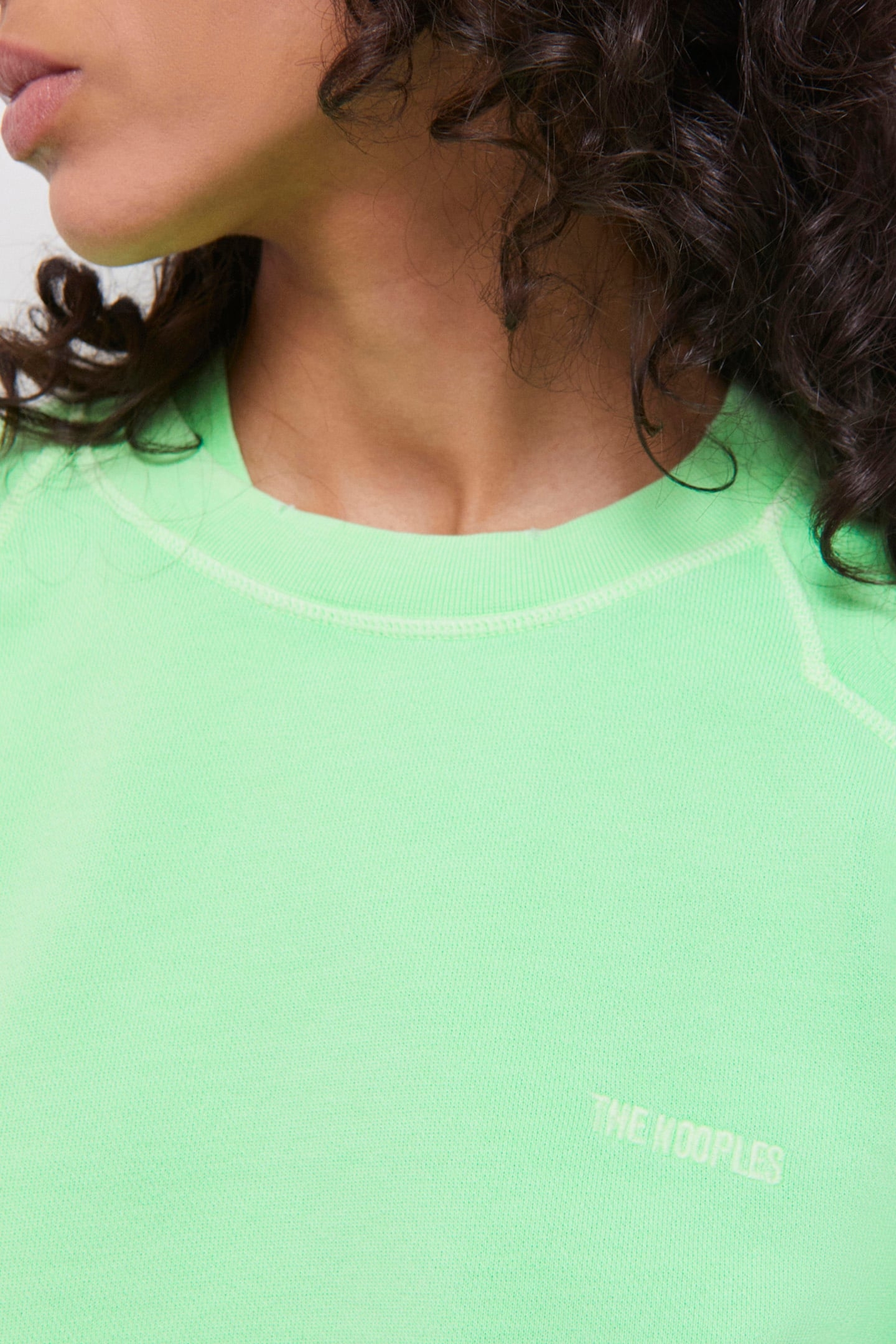 SWEAT VINTAGE VERT FLUO 6