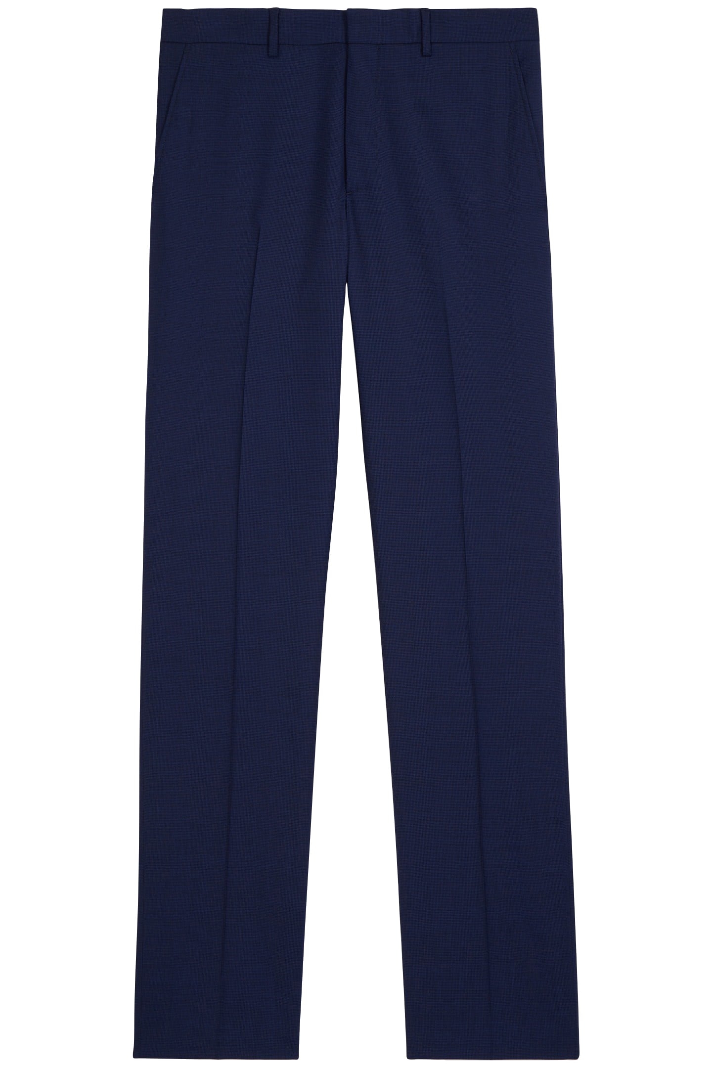 FITTED SUIT PANTS NAVY 3