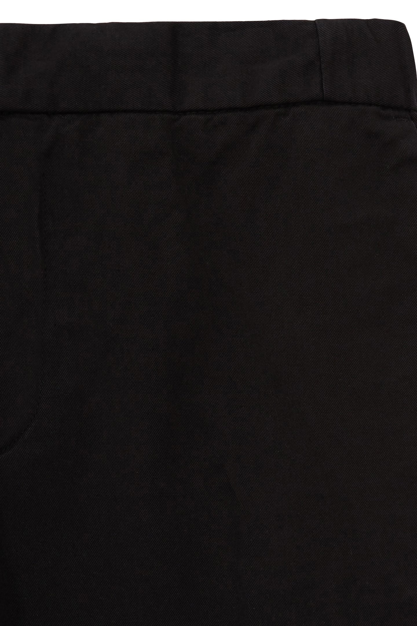 STRAIGHT PANTS WITH SEMI-ELASTICATED WAISTBAND BLACK 6