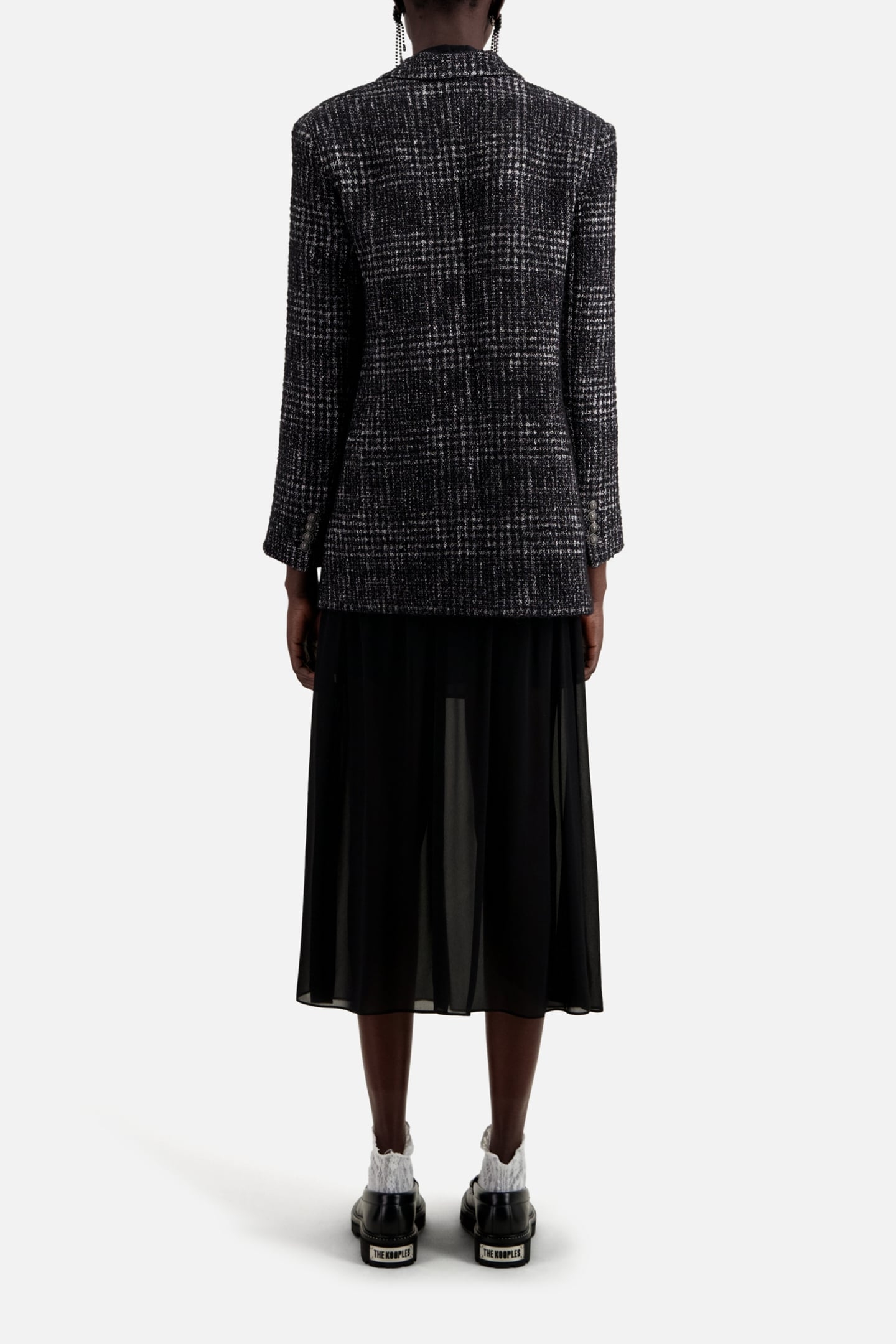 SUIT JACKET ONLY BLACK WHITE 3