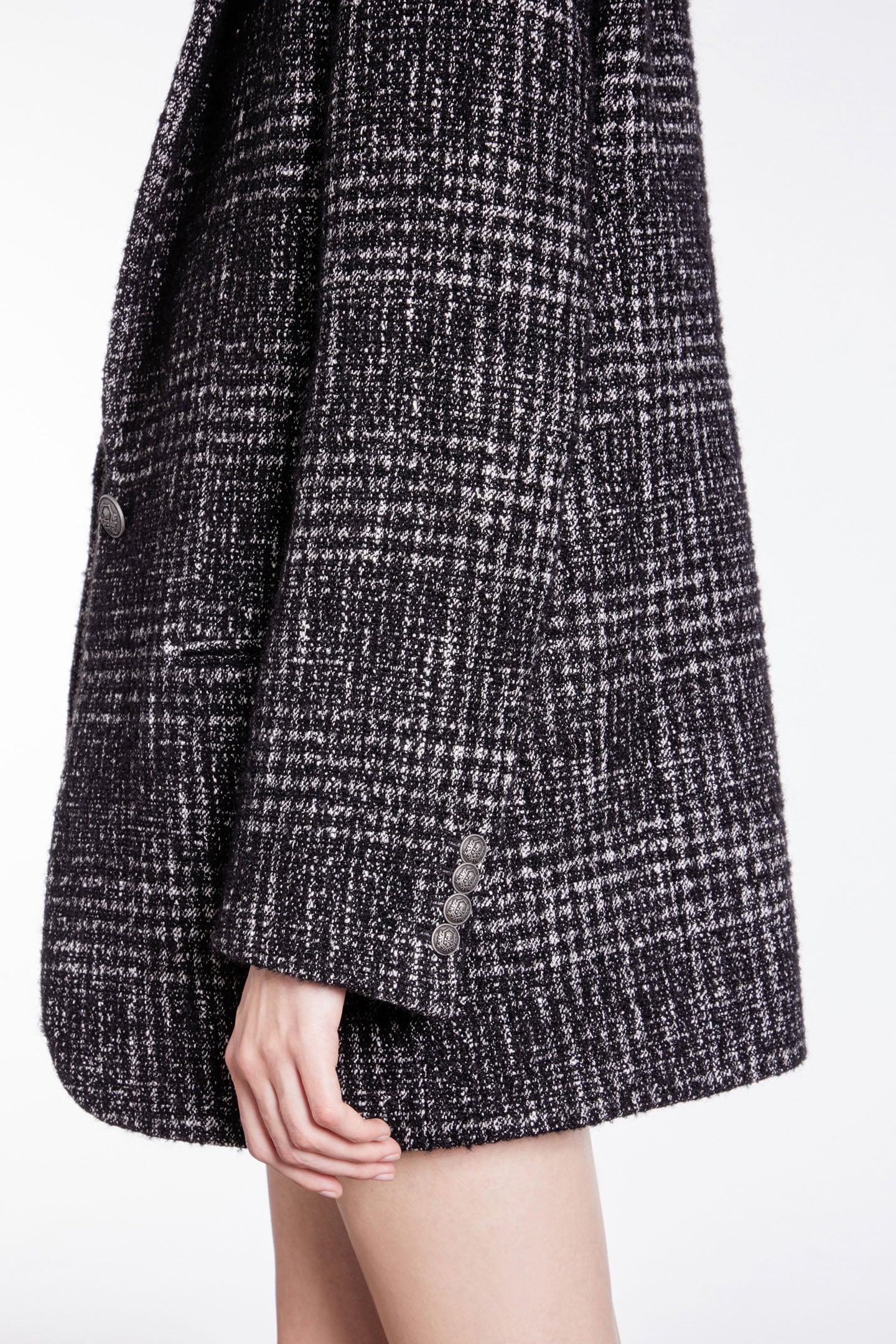 SUIT JACKET ONLY BLACK WHITE 6