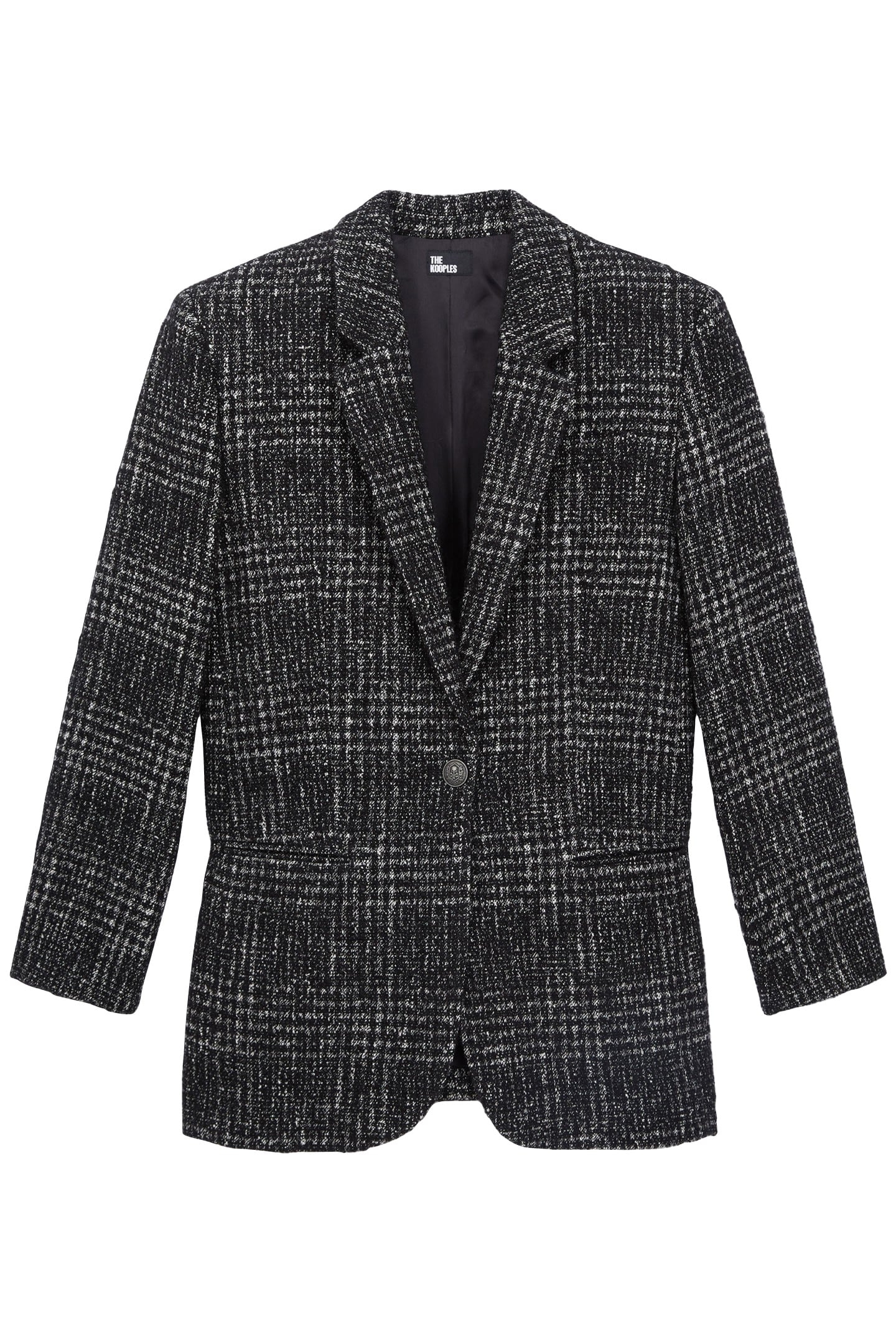 SUIT JACKET ONLY BLACK WHITE 4