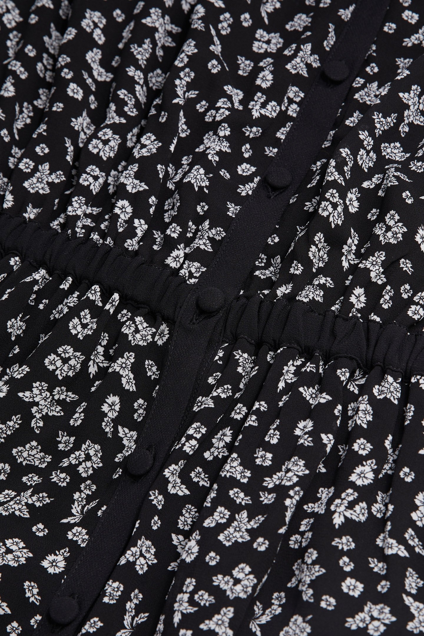 LONG DRESS WITH LONG SLEEVES BLACK-ECRU 7