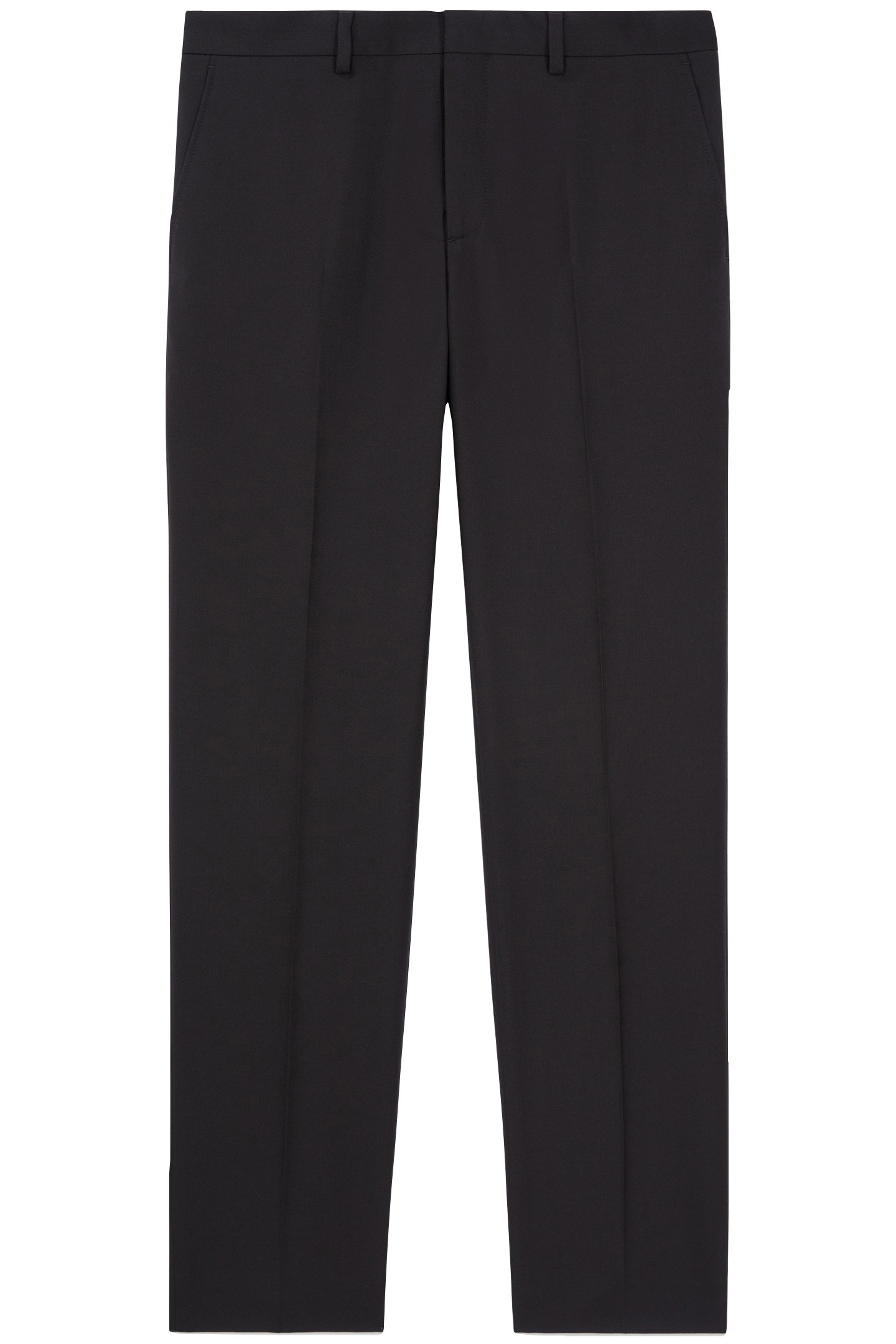 STRAIGHT SUIT TROUSERS BLACK 1