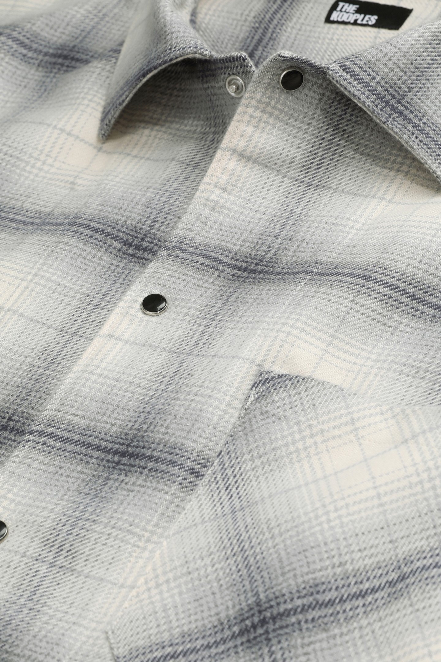 LONG SLEEVED CHECKED SHIRT NAVY-BEIGE 2