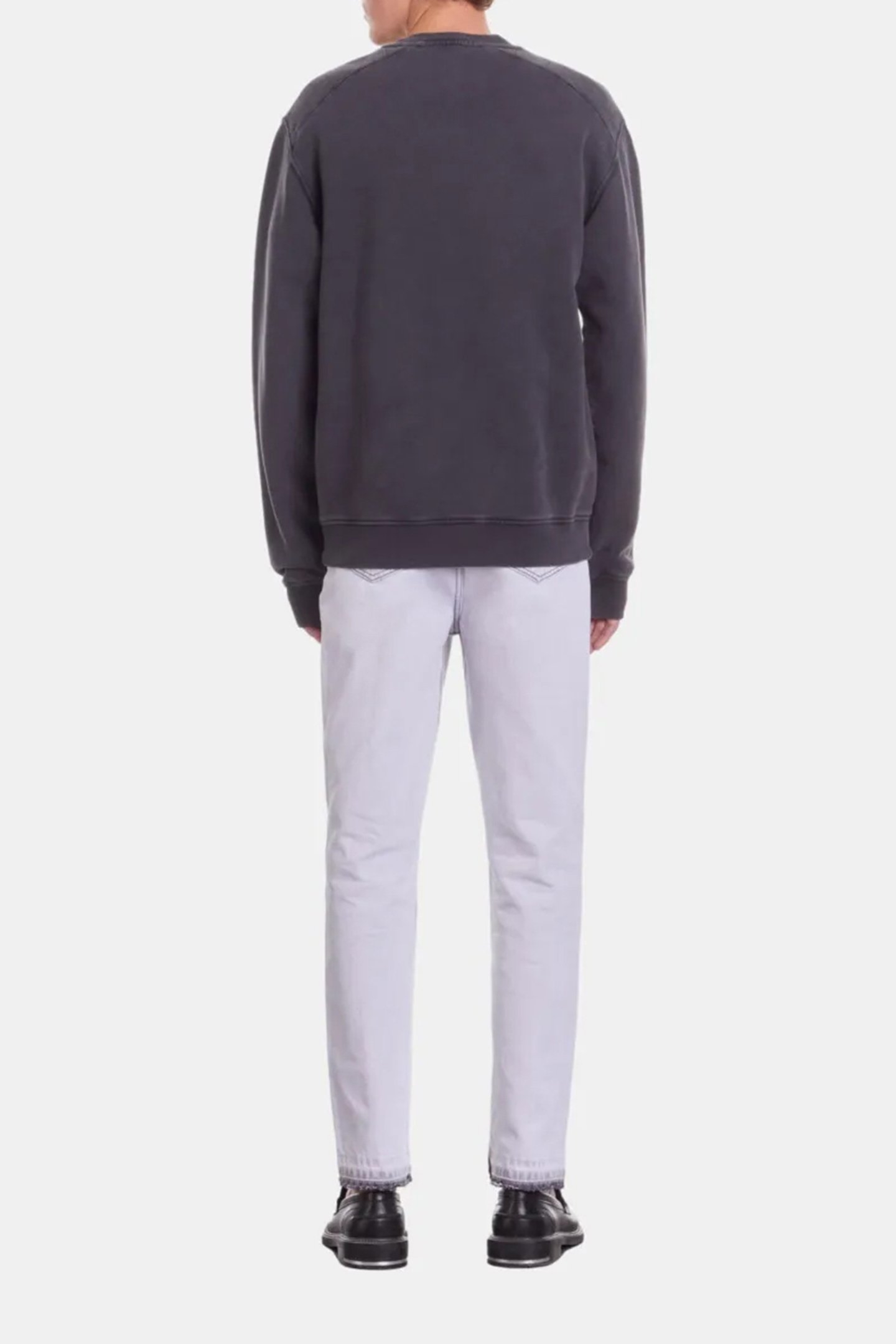 KOOPLES TWIRL PRINT HOODIE SWEATSHIRT BLACK WASHED 3