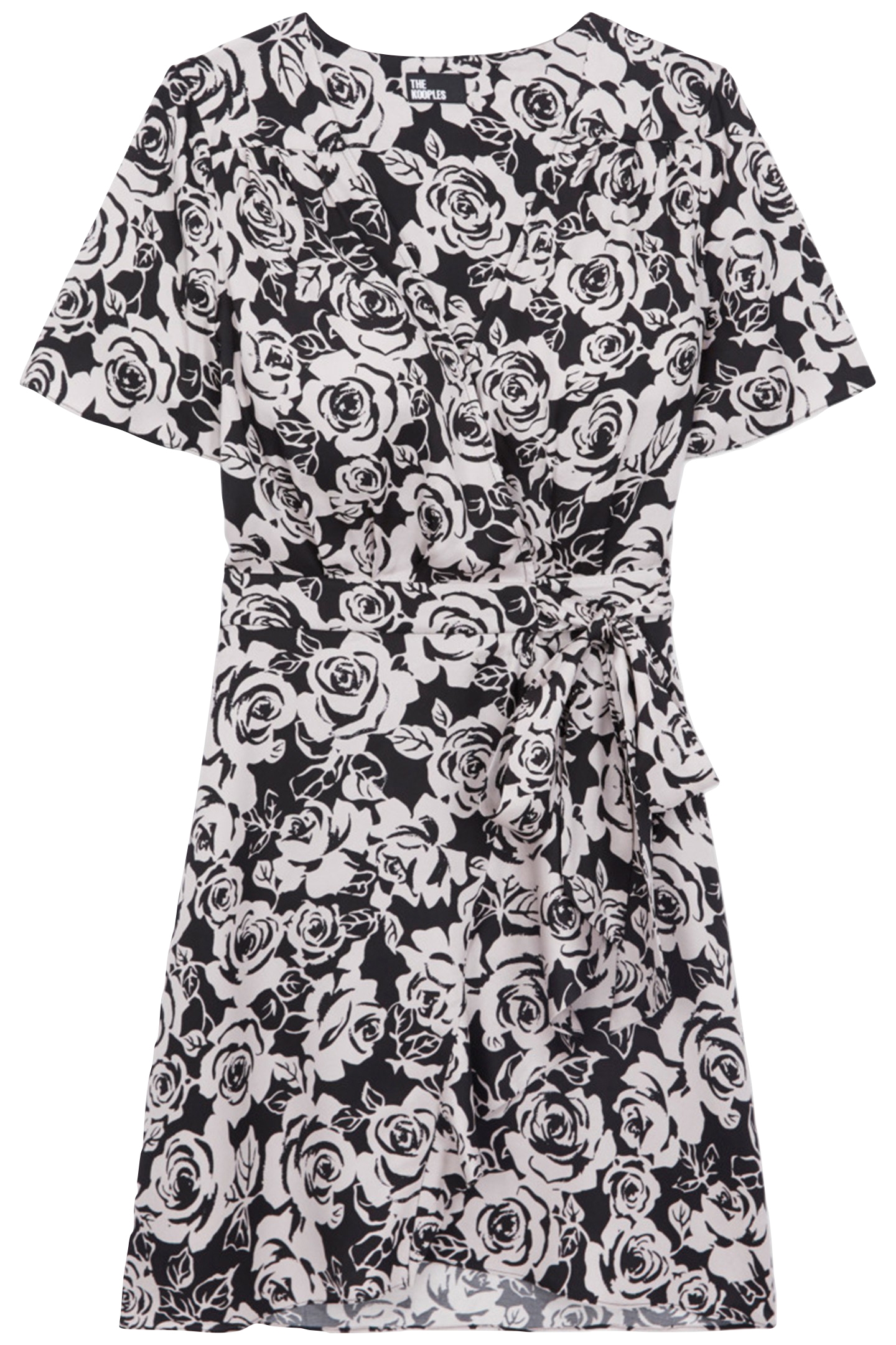 SHORT SLEEVE DRESS BLACK/PINK 4