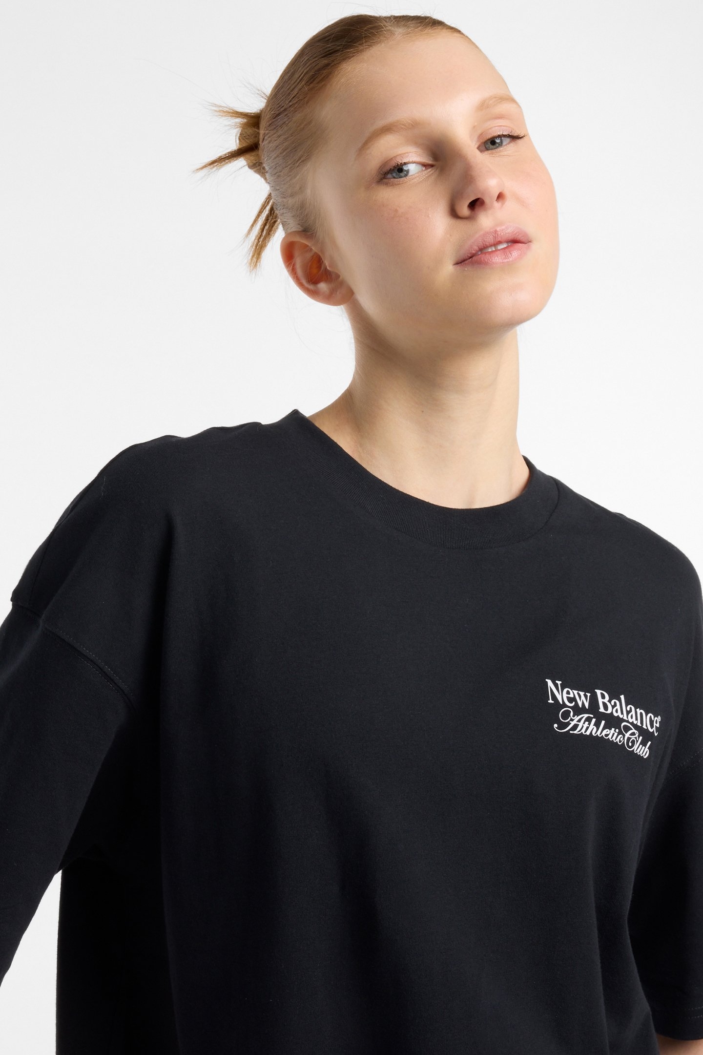 LINEAR GRAPHIC OVERSIZED T-SHI BLACK 8