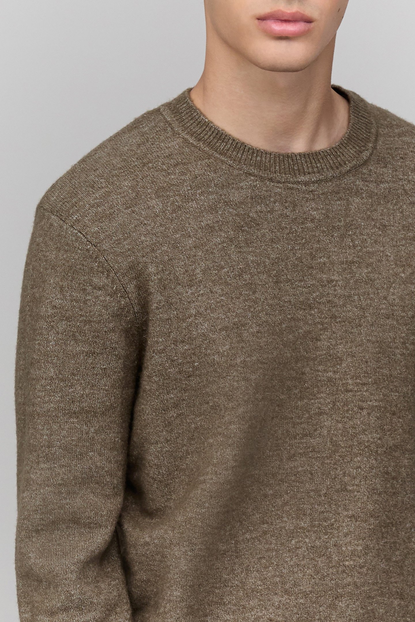 MOSSY KNIT KHAKI SWEATER 6
