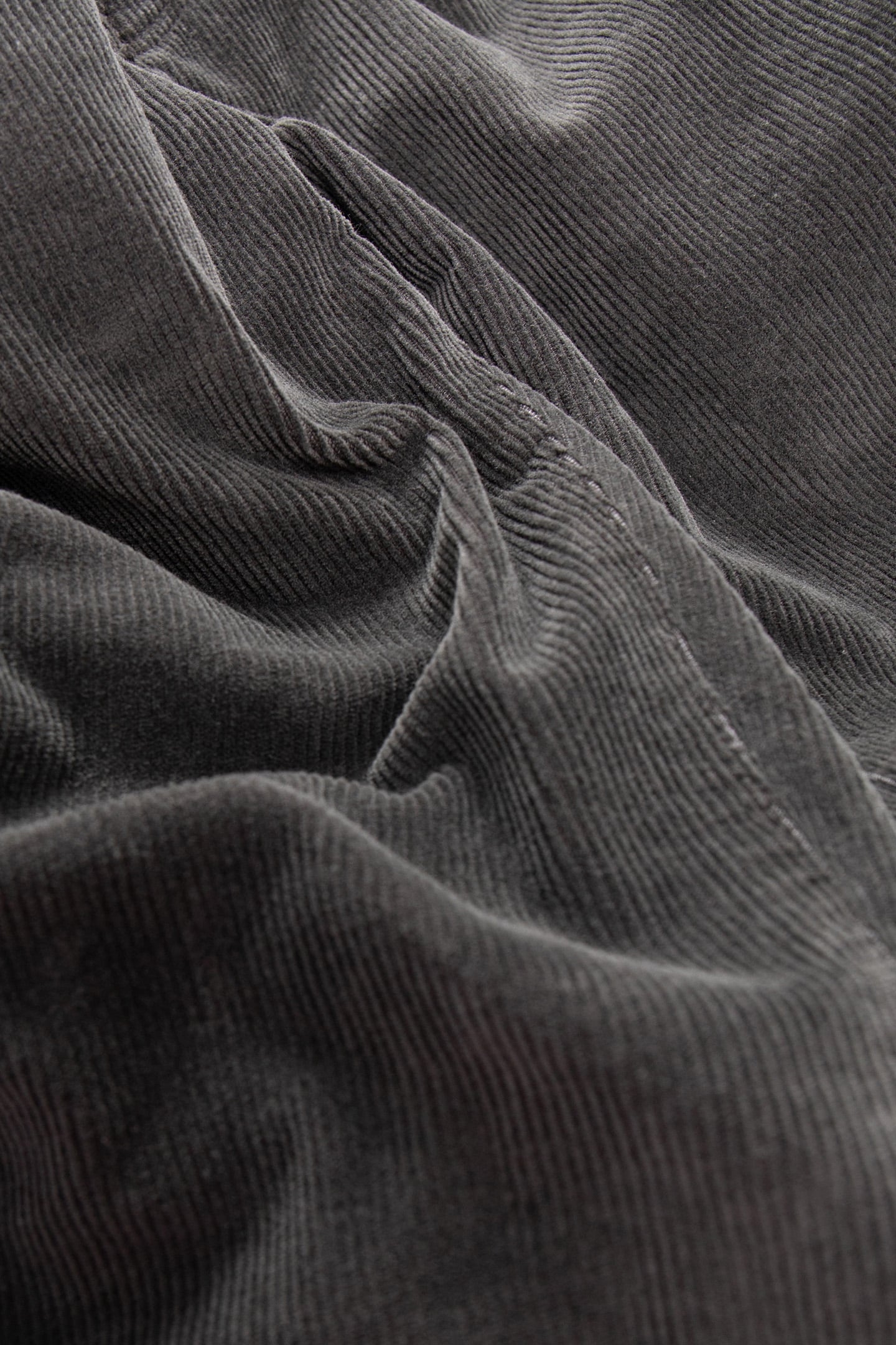 SLIM BITUMEN CORDUROY PANTS 6