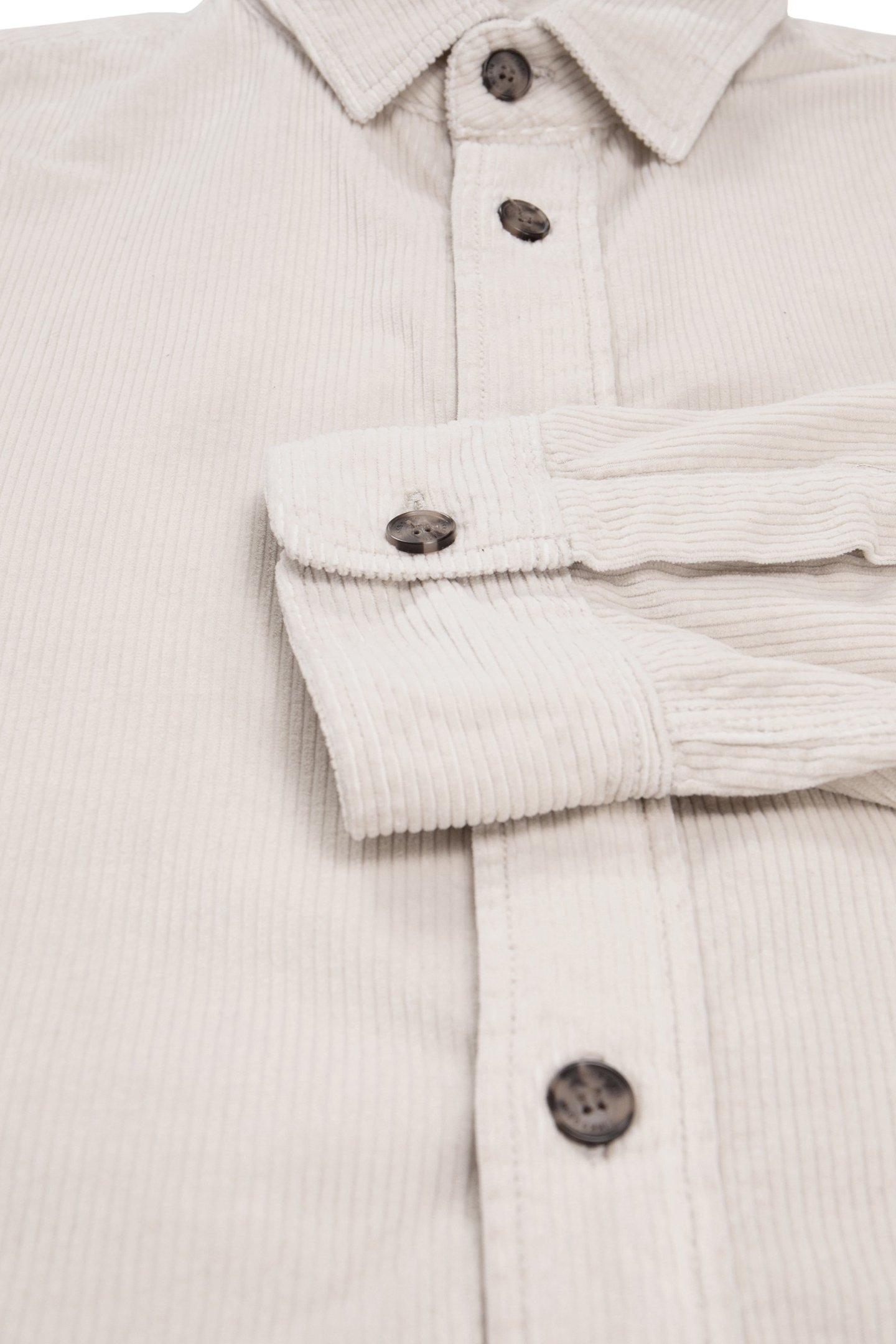 NATURAL CORDUROY OVERSHIRT 8