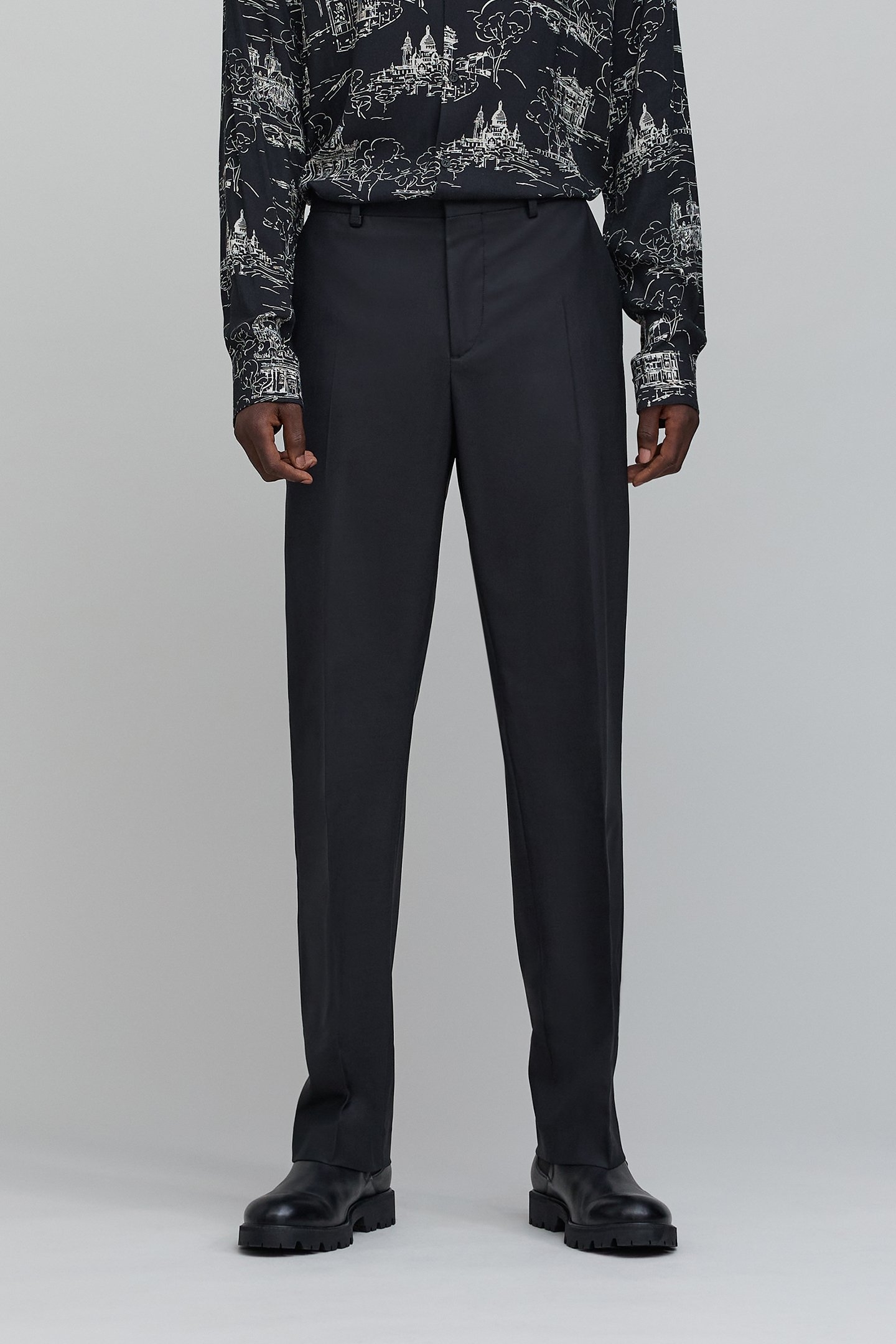 PURE EDITION-BLACK SUIT TROUSERS 1