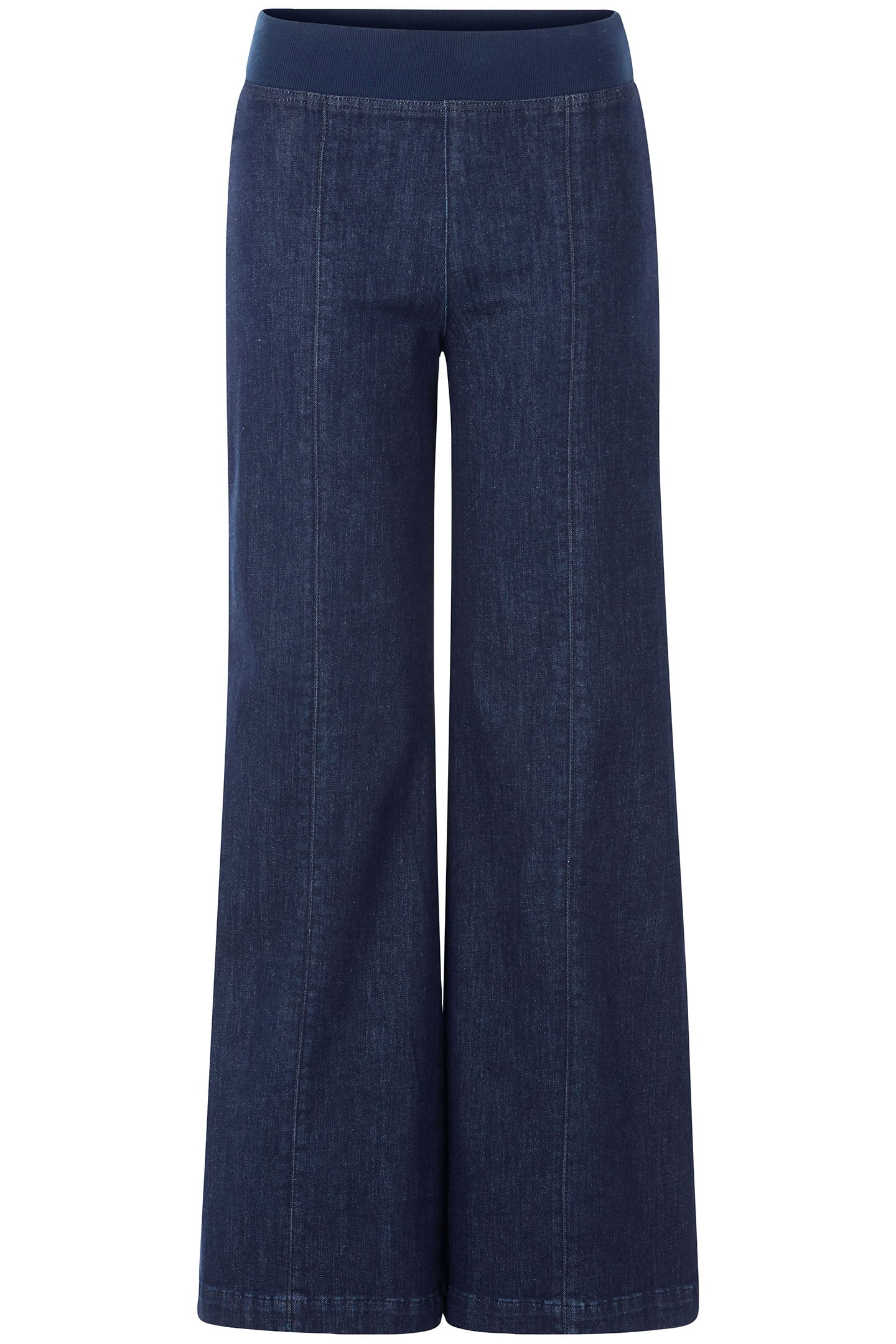 WIDE LEG DENIM PANTS DENIM BLUE 4