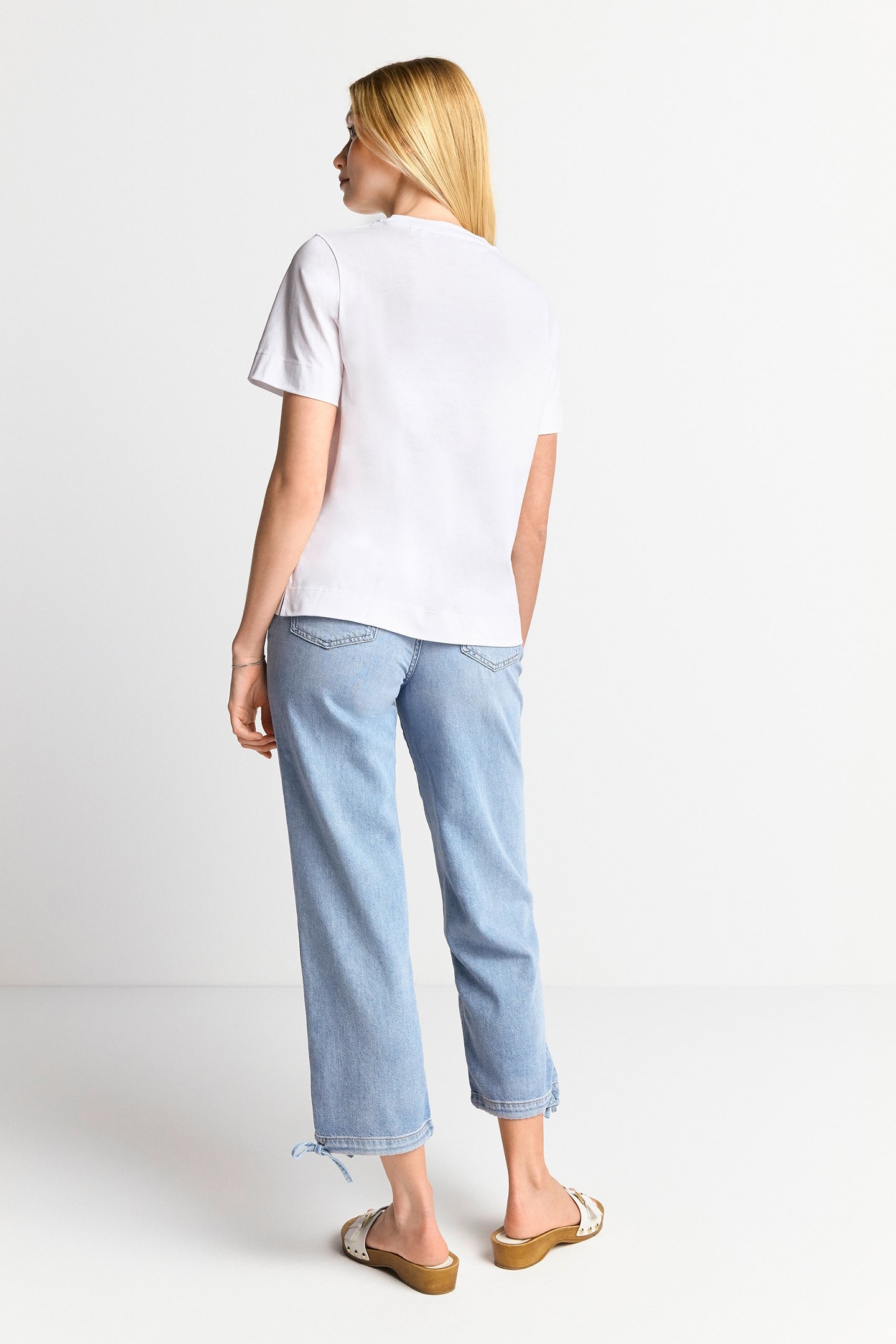 EASY FIT T-SHIRT LONG ISLAND ORGANIC WHITE 3