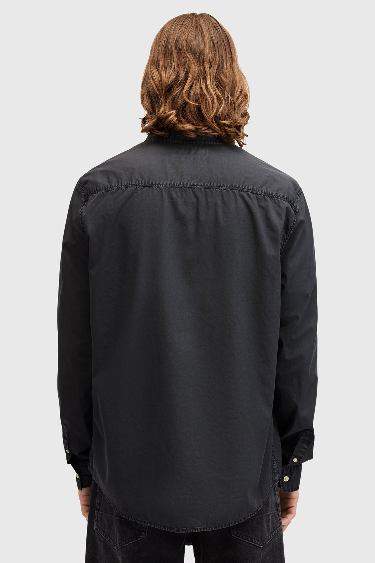 TAHOE LS SHIRT WASHED BLACK 2