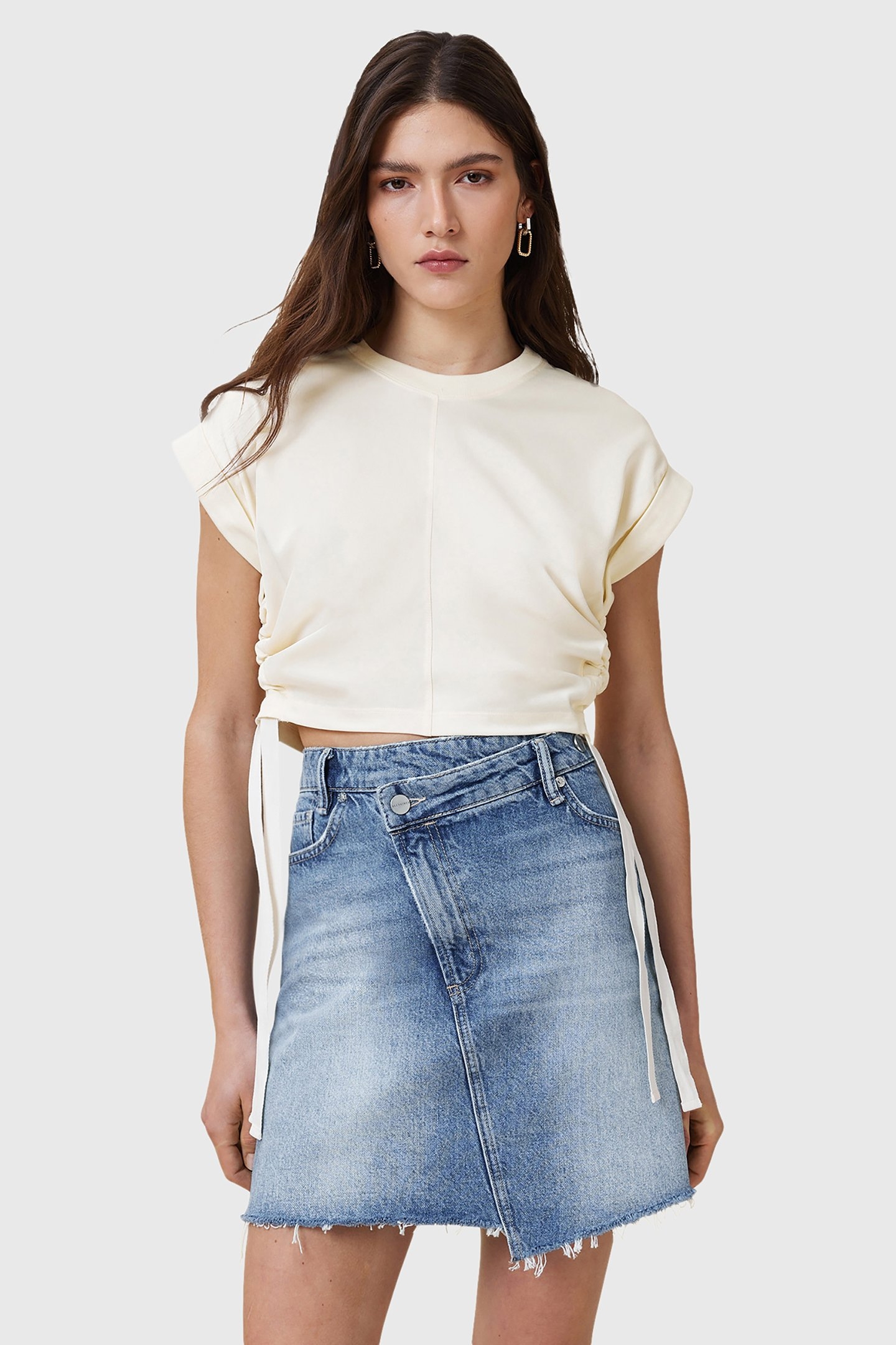 MIRA SATIN TEE TOFU WHITE 1