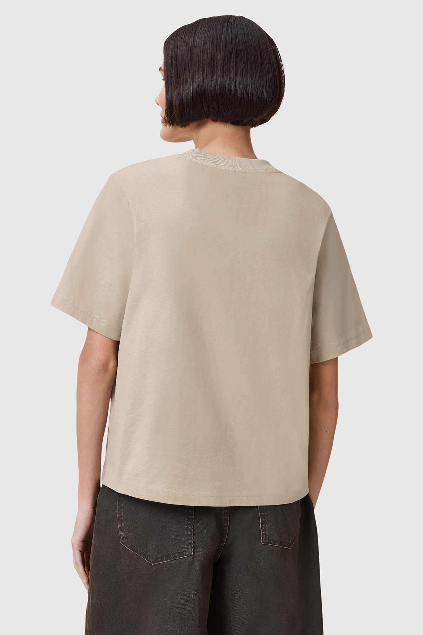 LISA BIGGY TEE LIGHT ASH GREEN 2