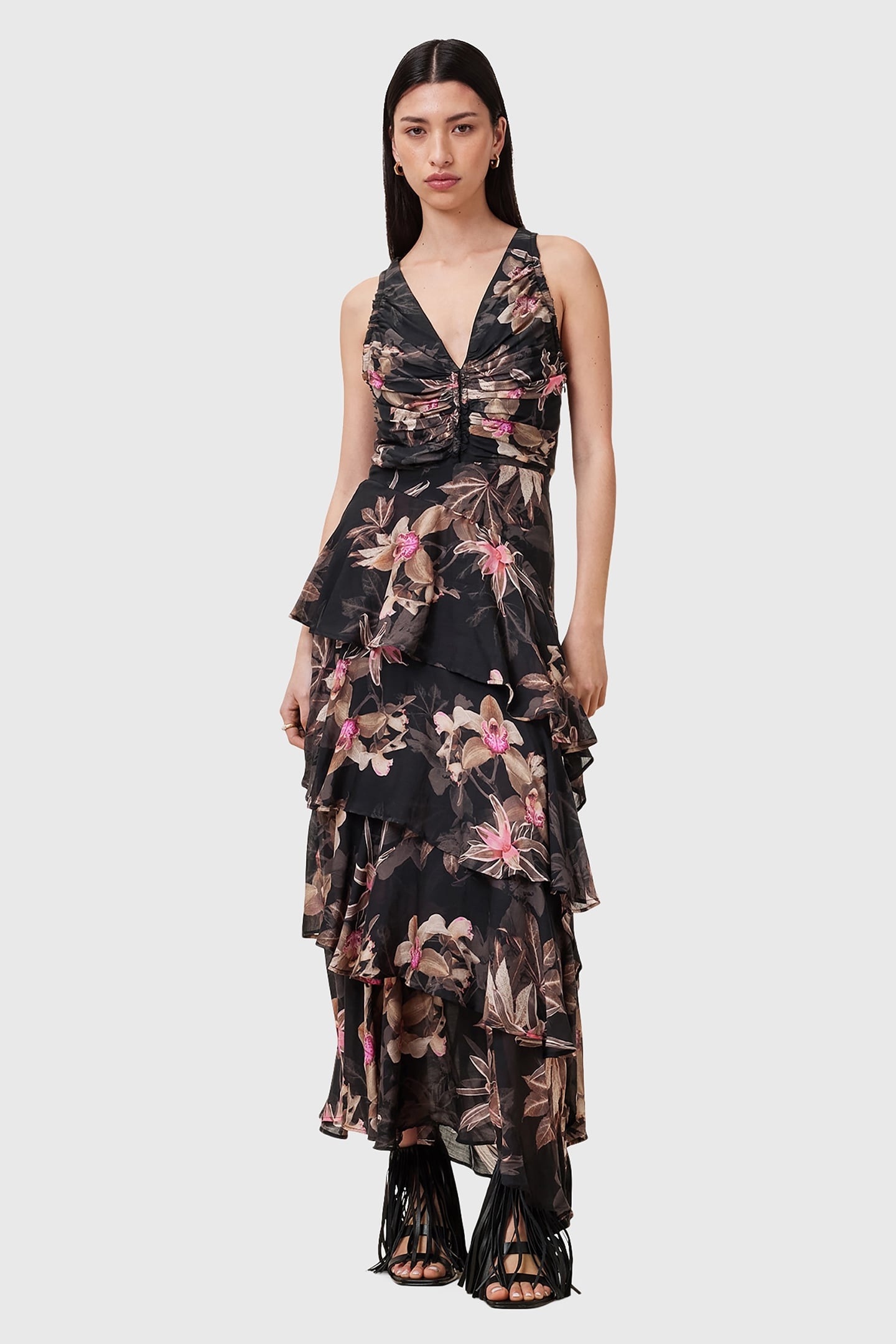 CALI DRESS ADENA BLACK 1