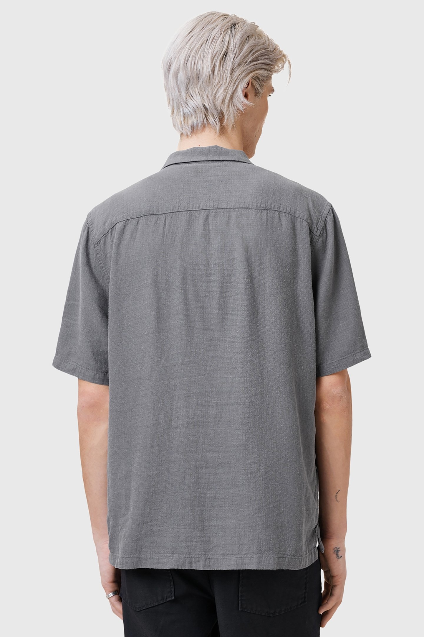 VEDA SS SHIRT PILLAR GREY 2