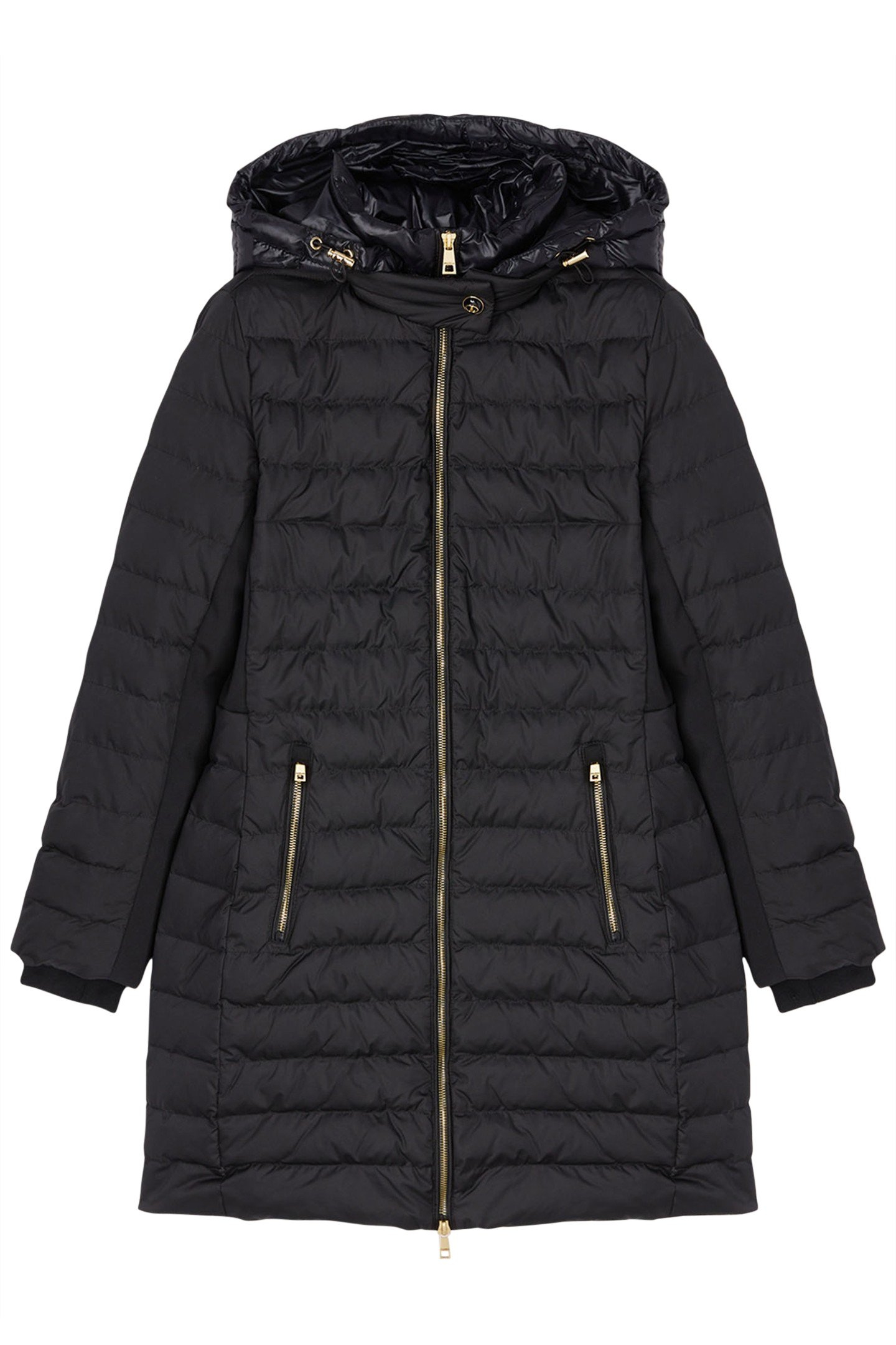 PADDED JACKET WITH HOOD BLACK 4