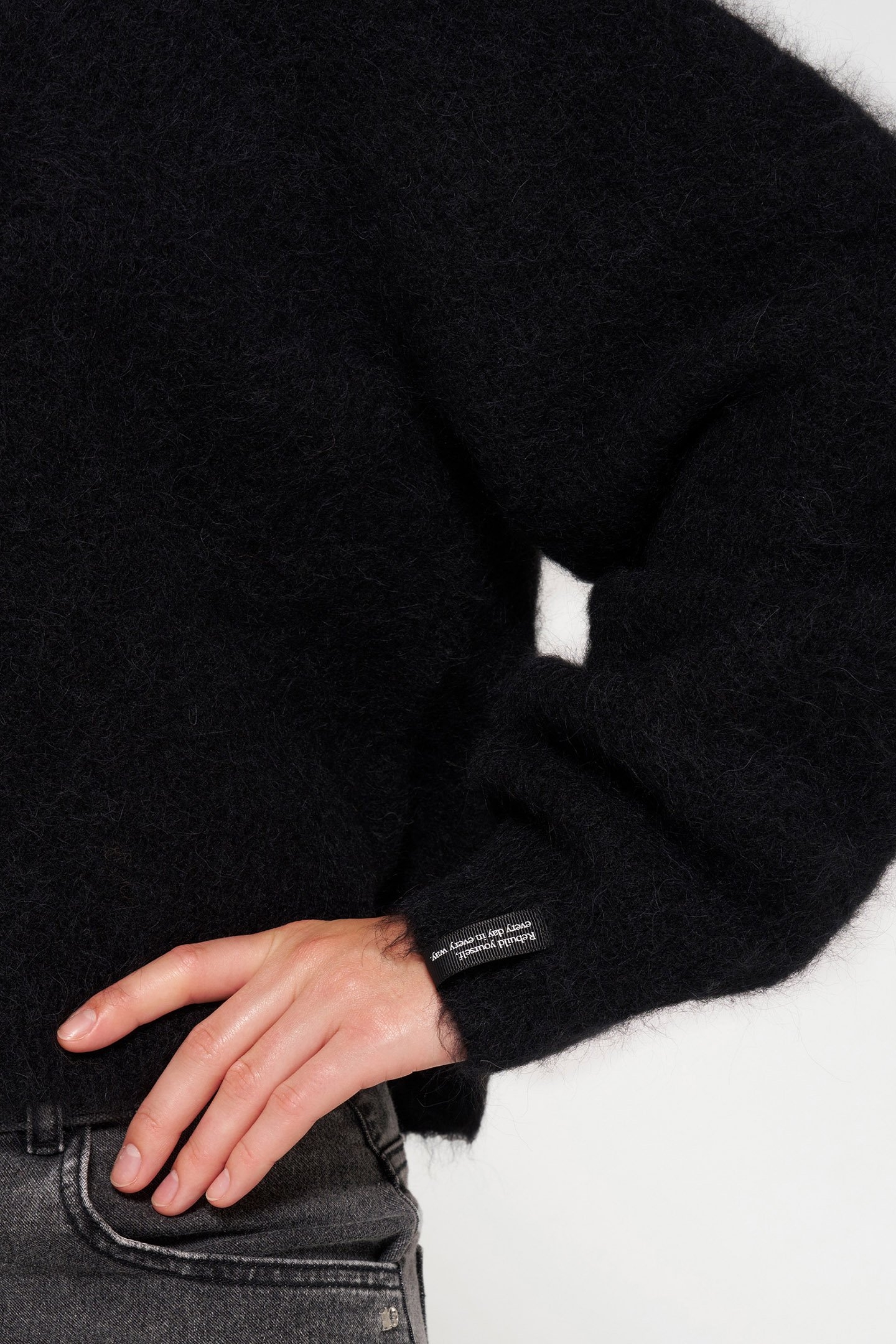 CROPPED V-NECK SWEATER KNIT 1012 6