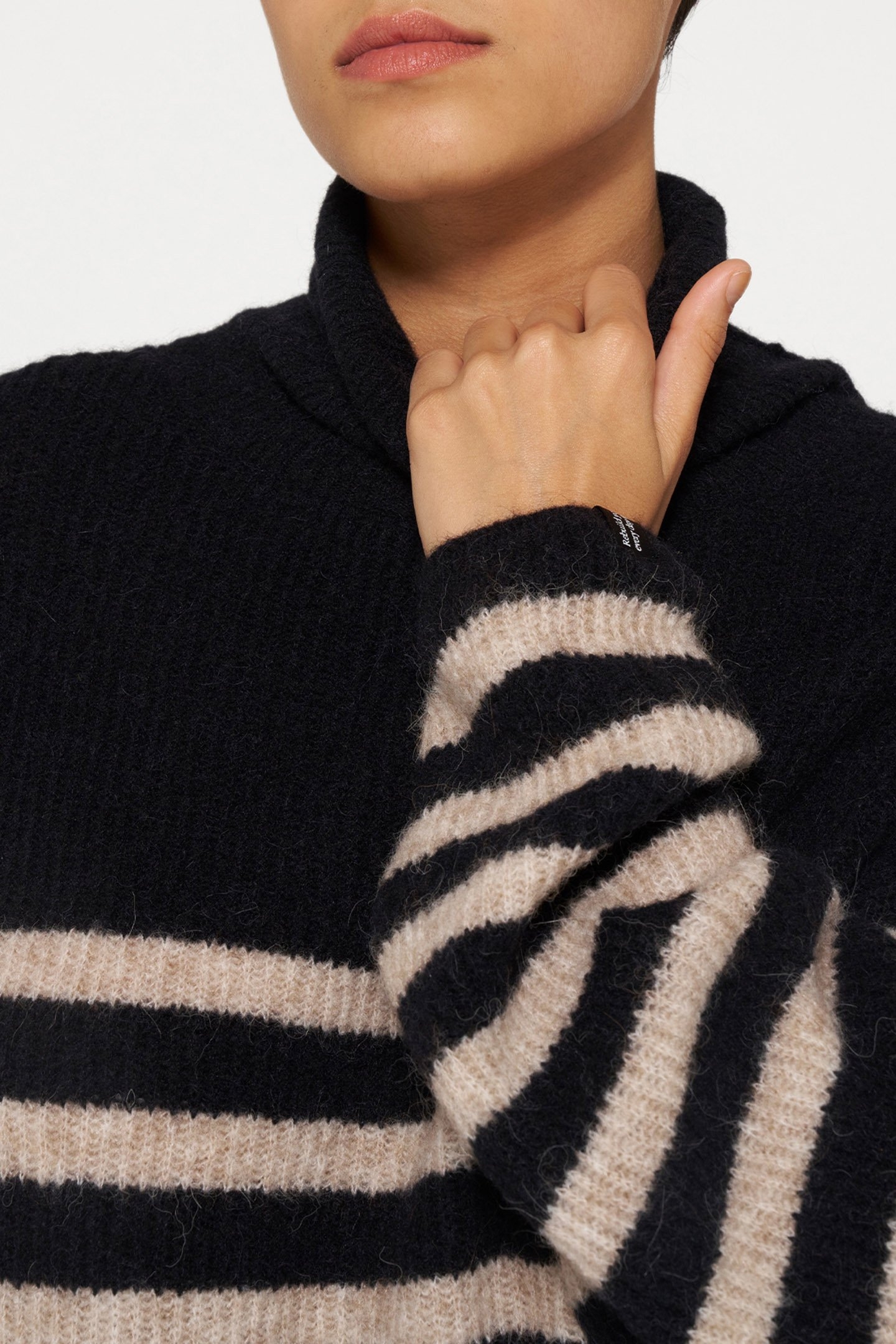 COLL SWEATER KNIT STRIPES 3064 6