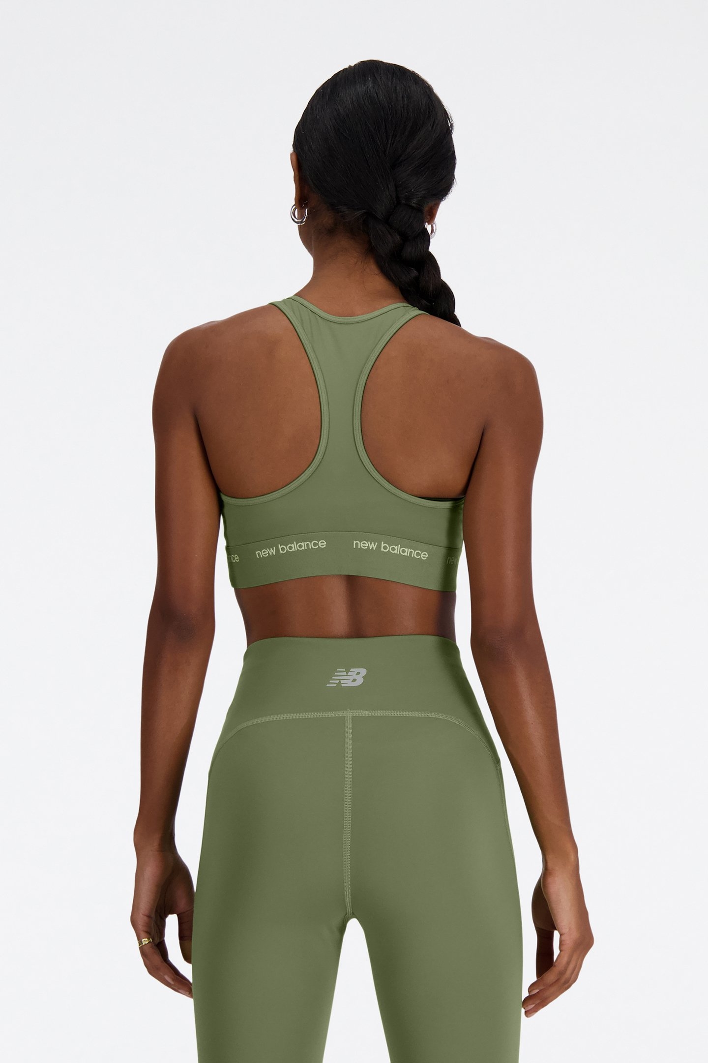 NB SLEEK MEDIUM SUPPORT SPORTS DARK OLIVE 2