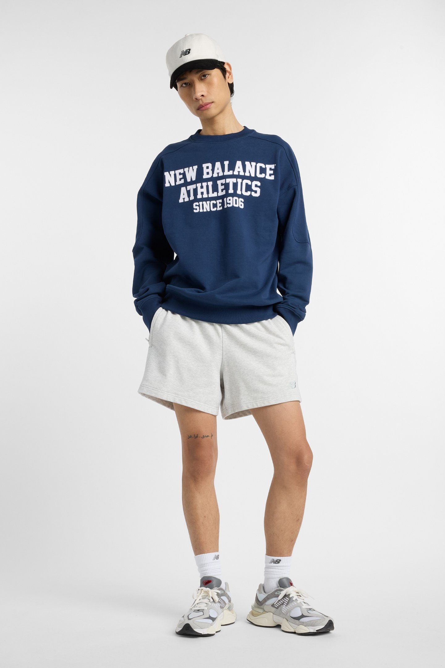 VARSITY FRENCH TERRY GRAPHIC NAVY 3