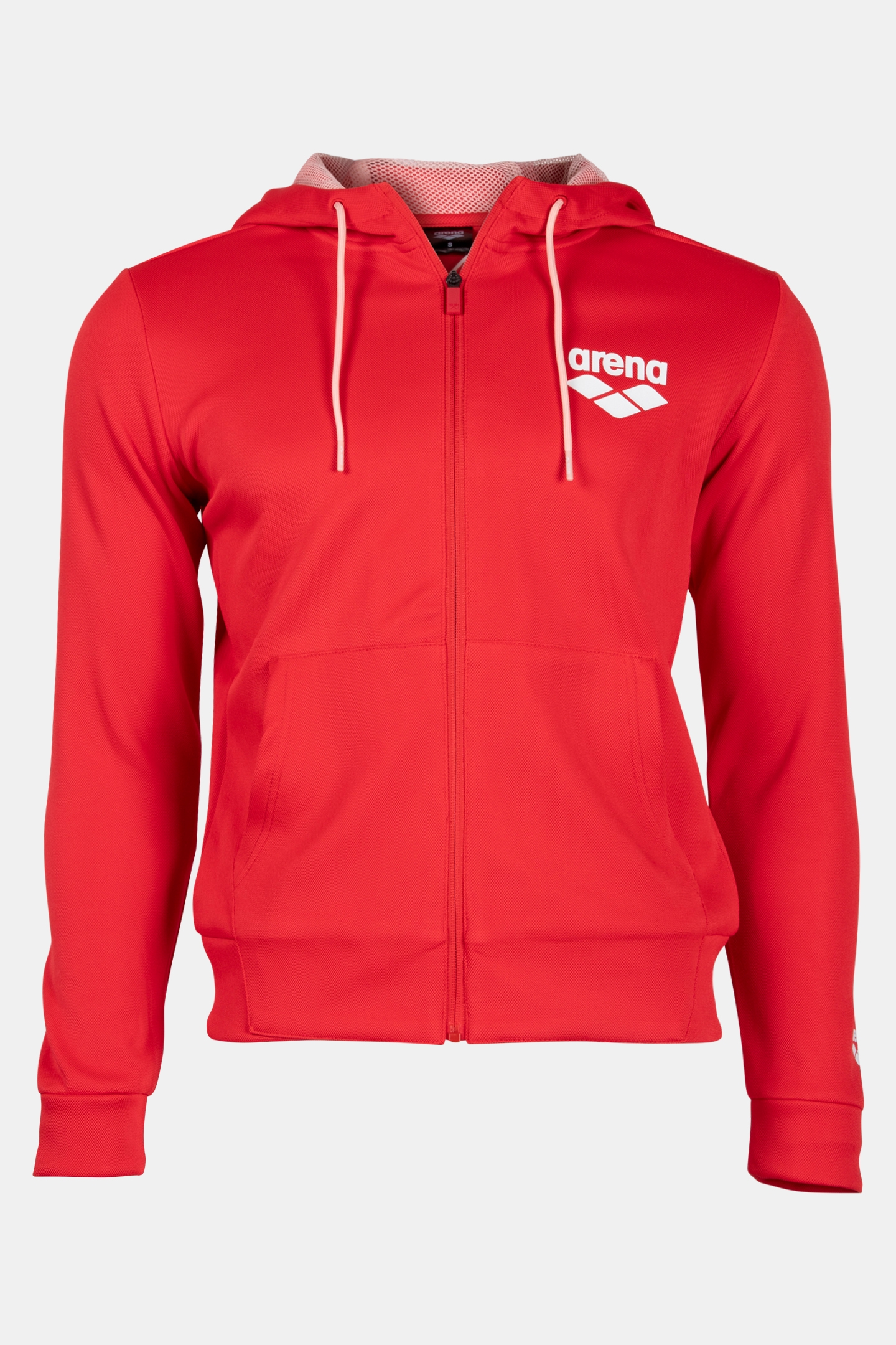 WOMAN HOODIE FULL ZIP A-AFW817S23 POPPY RED 17 1664 TPG 3