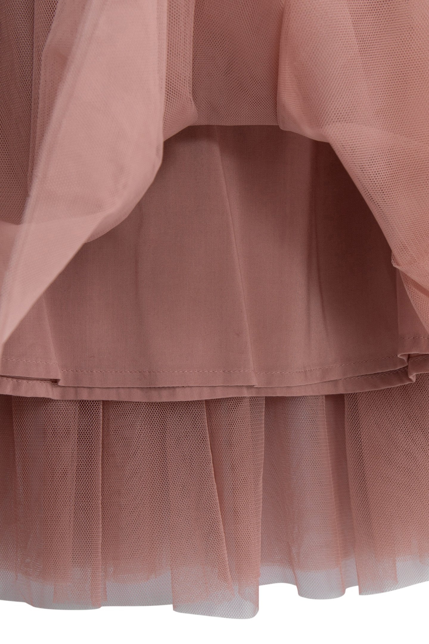 GIRL'S PINK TULLE MIDI SKIRT 5