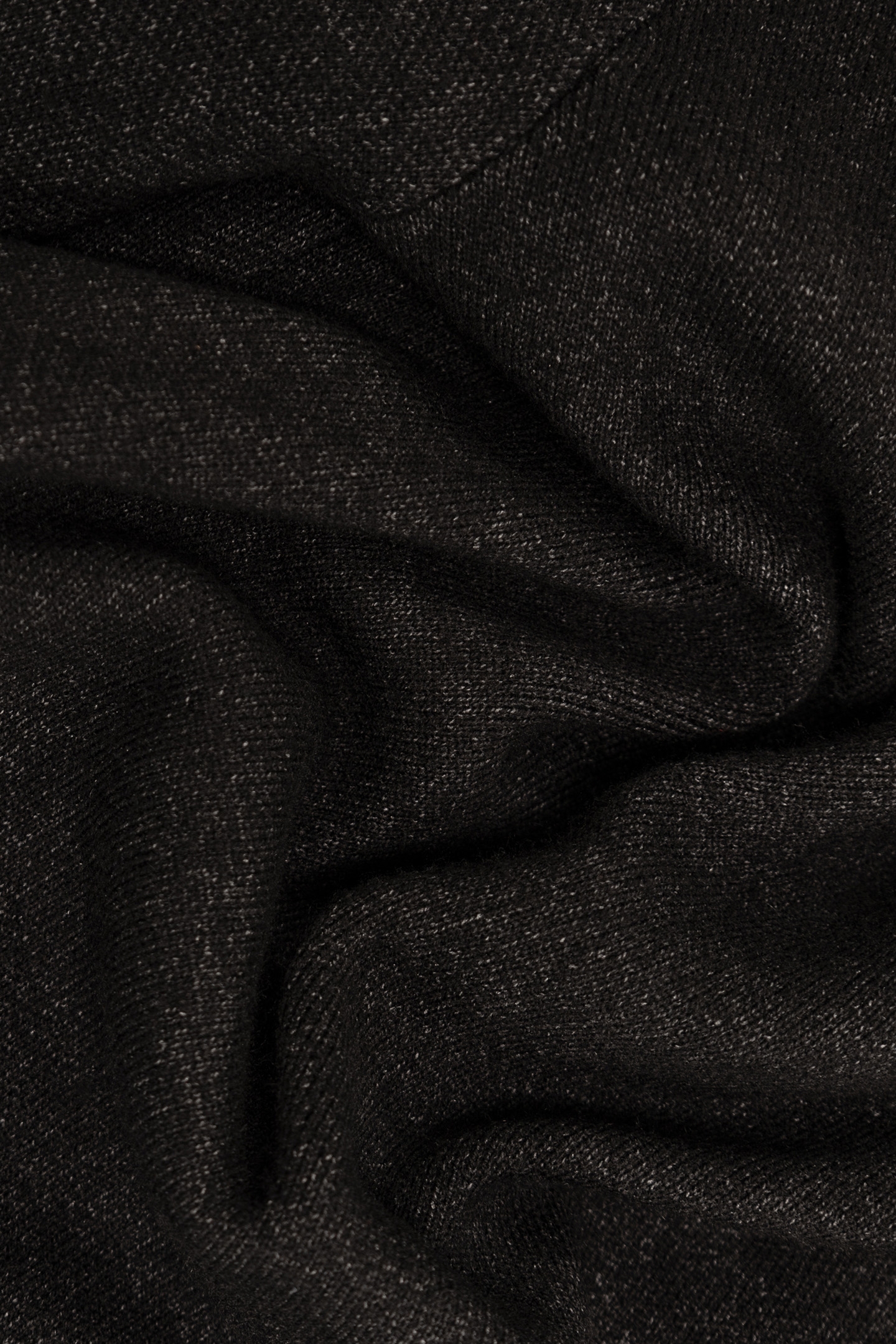 BLACK SWEATER POLO NECK INTARSIA MESSAGE BOY BACK 5