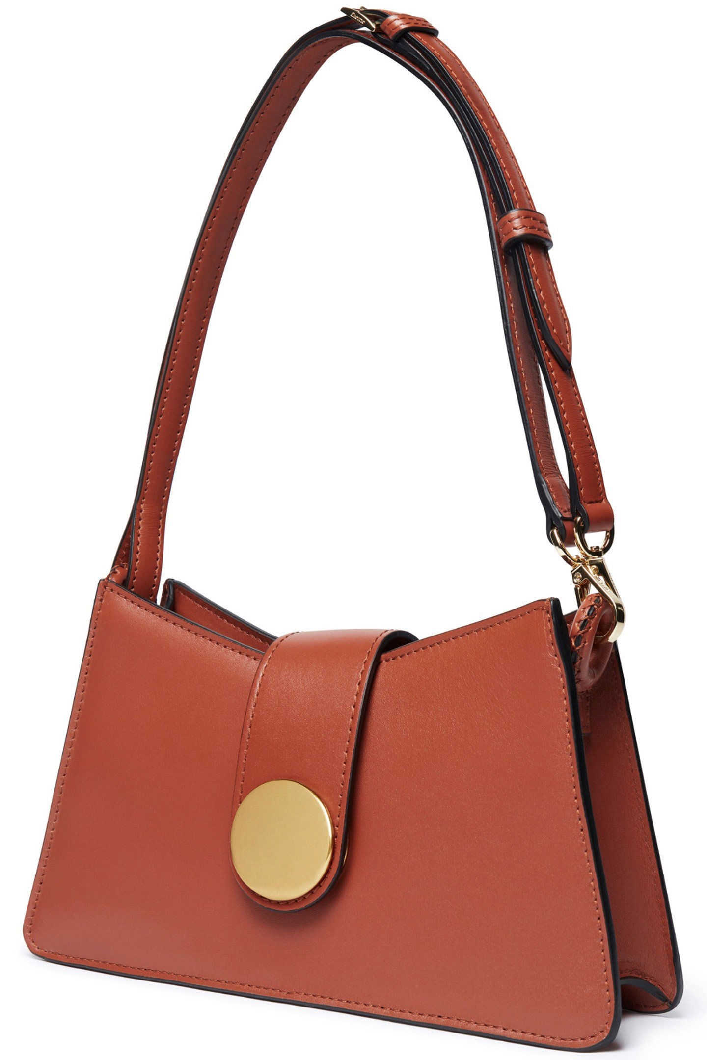 BUCKLE SHOULDER BAG LEATHER VOLCANO 3