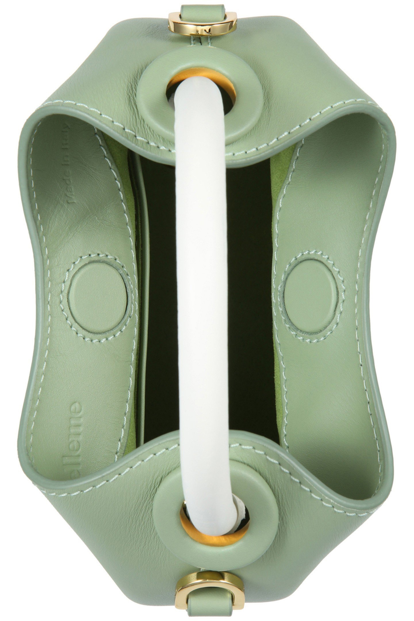 MADELEINE LEATHER MINT/BLACK BORDERS 4