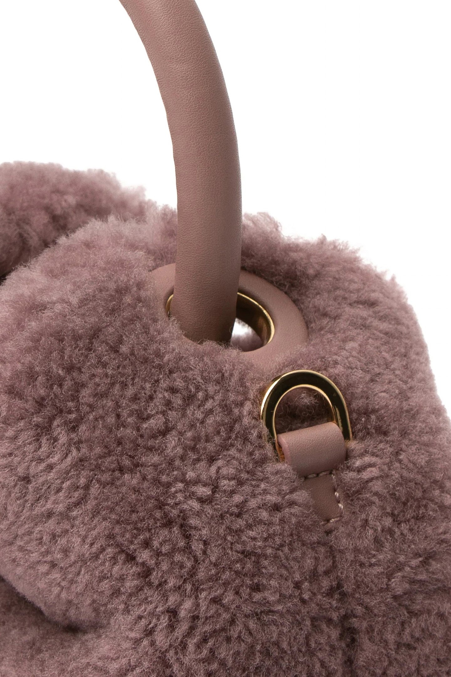 MADELEINE SHEARLING TEDDY MAUVE 4