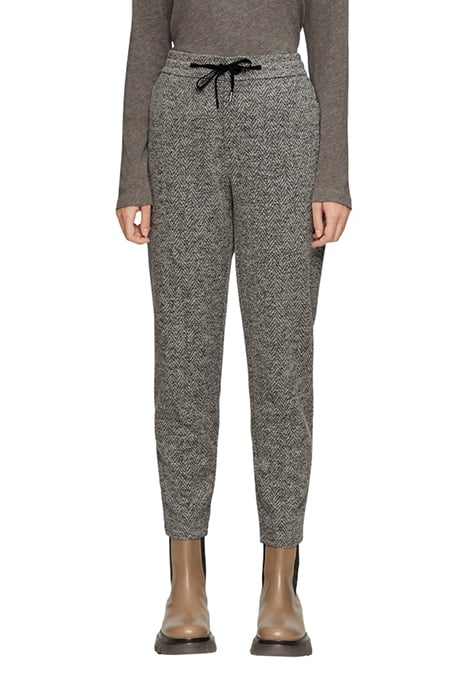 S.OLIVER PANT GREY/BLACK 1