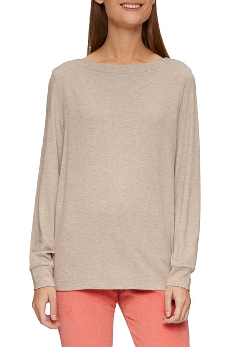 S.OLIVER T-SHIRTS BROWN BEIGE 1