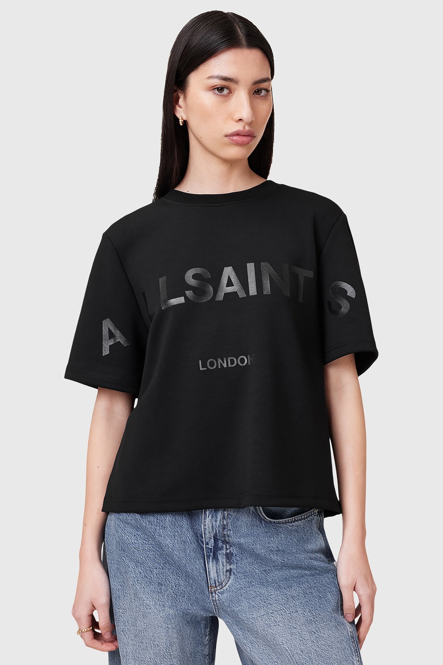 LINI BIGGY TEE BLACK 1