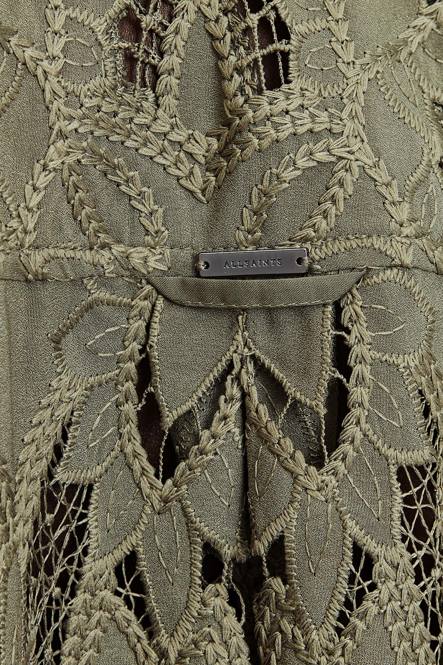 CHARLI EMB SHIRT MERMAID GREEN 8