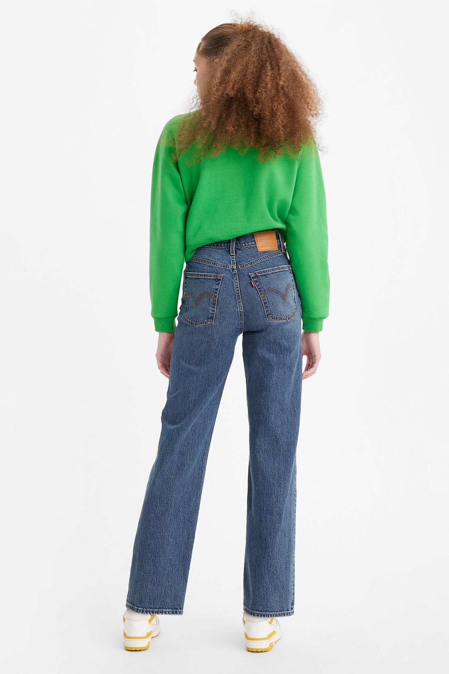 RIBCAGE FULL LENGTH JEANS DARK INDIGO 2