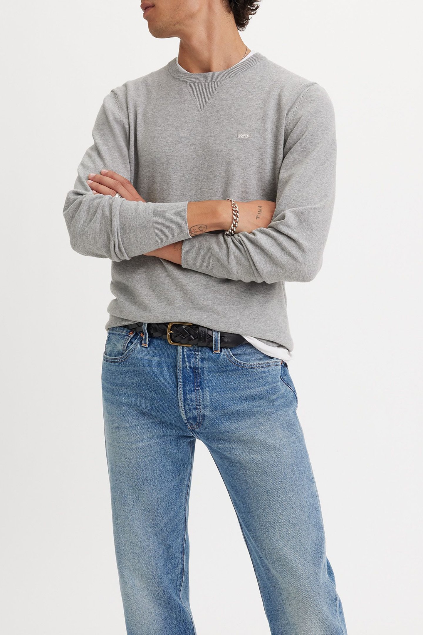 LIGHTWEIGHT HOUSEMARK SWEATER GREY 5