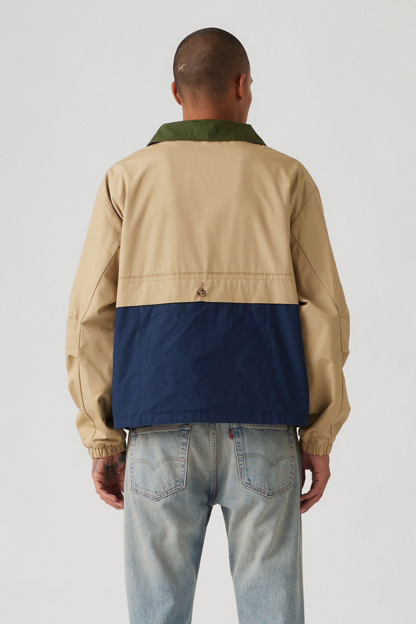 REX REVERSIBLE CANVAS JACKET TAN 2