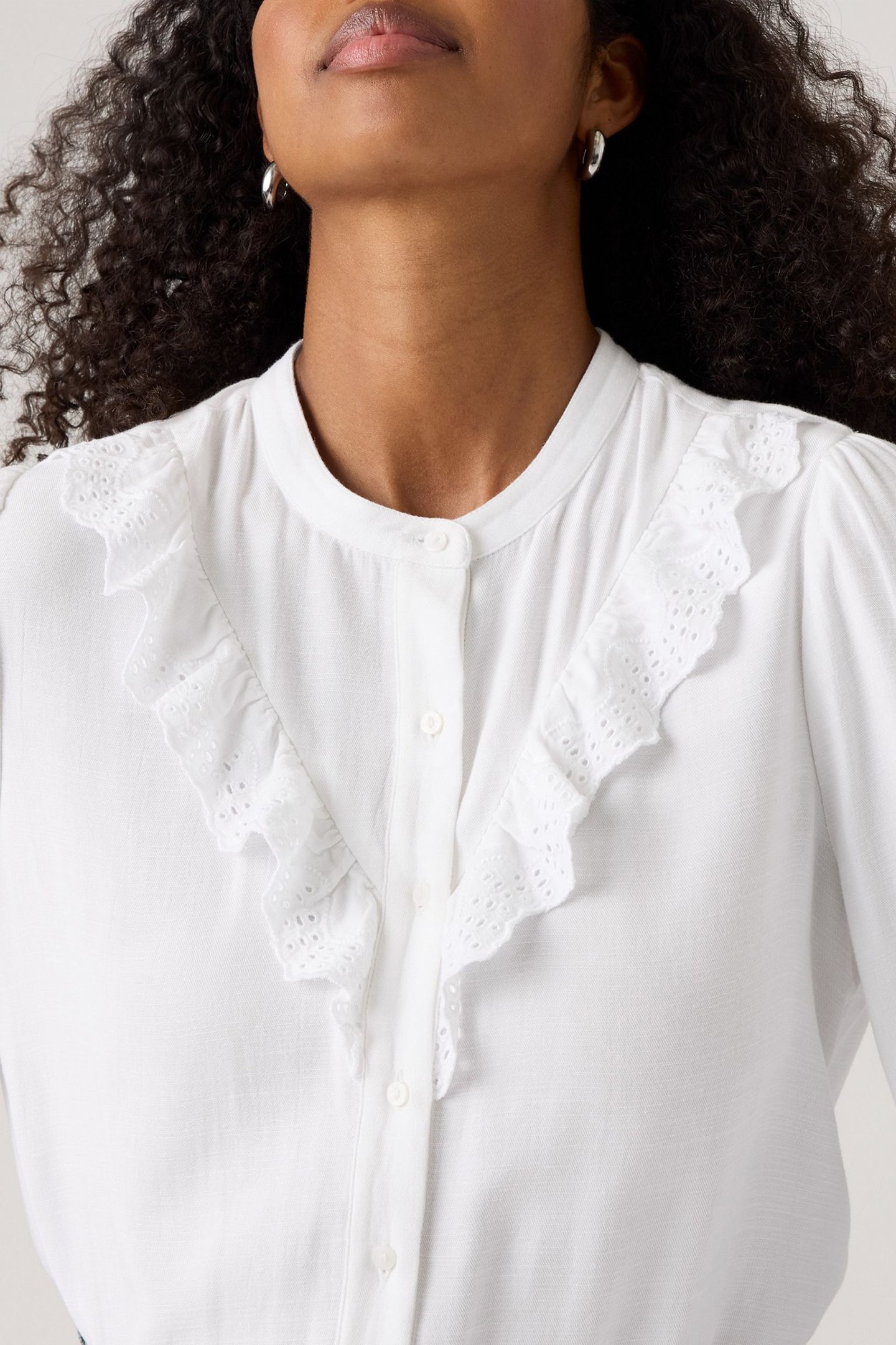 JANE EYELET BLOUSE WHITE 4