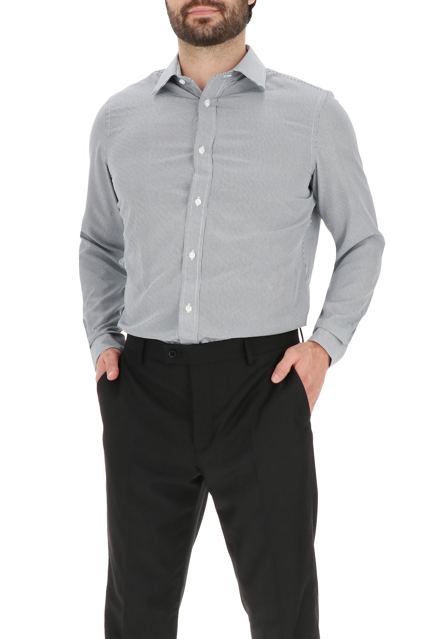 4 WAY STRETCHDRESS SHIRT WHITE 4