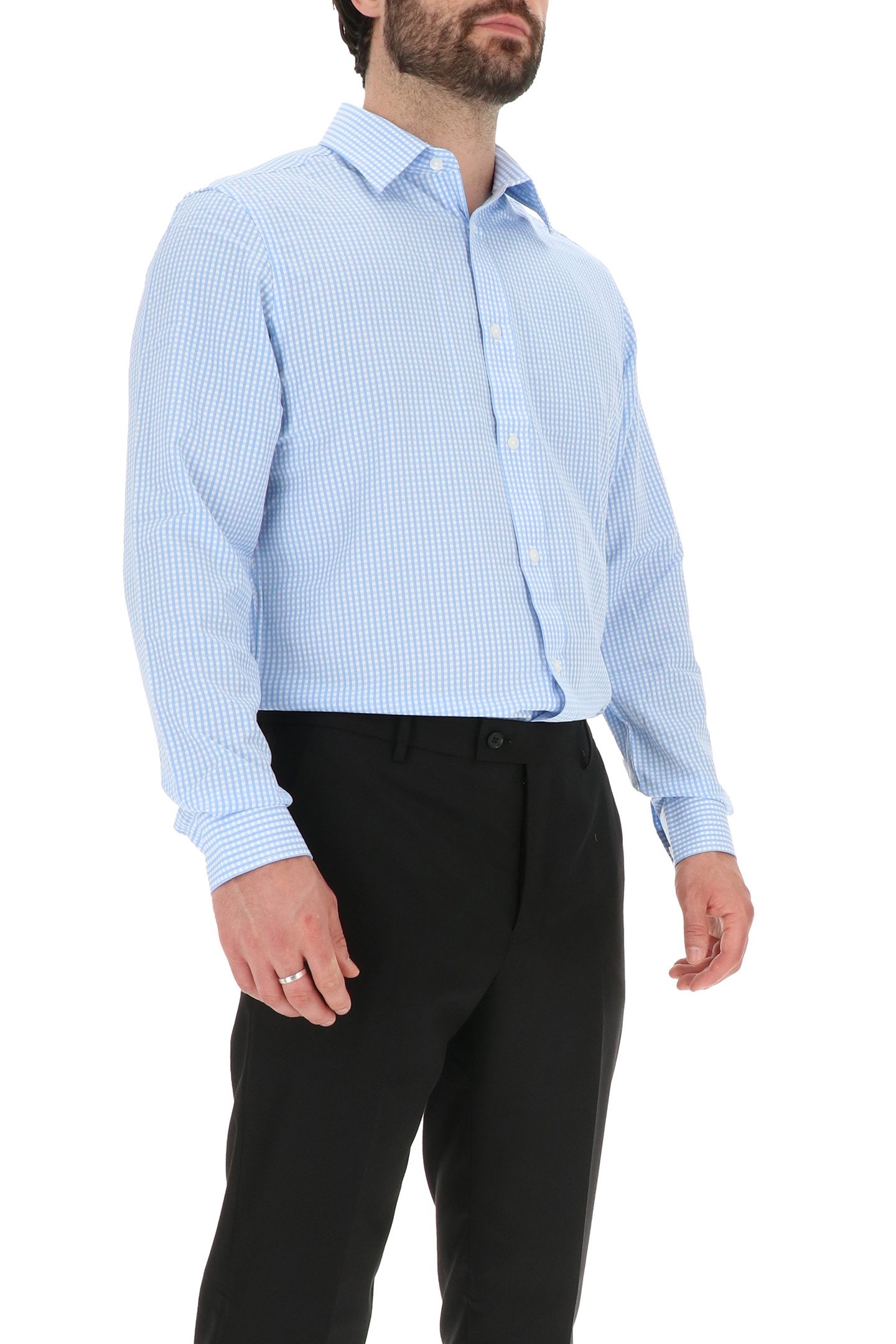 4 WAY STRETCHDRESS SHIRT LIGHT BLUE 3