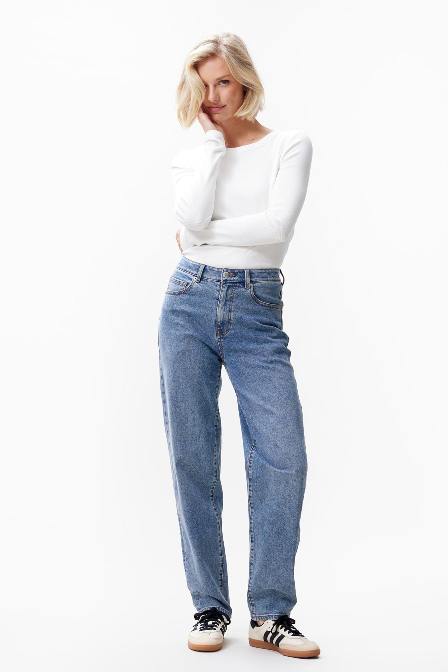 BARREL FIT JEANS TRUE BLUE 1