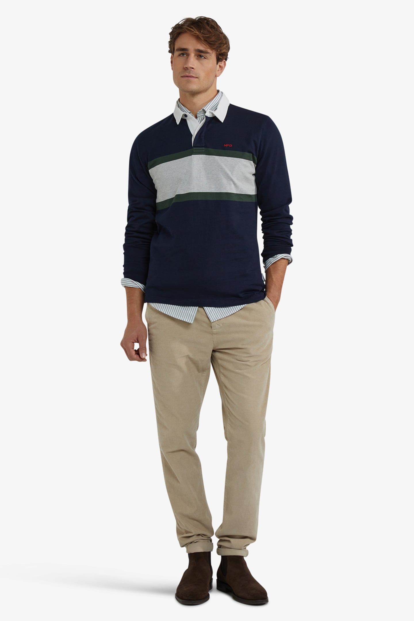 COLOURBLOCK RUGBY NAVY 2