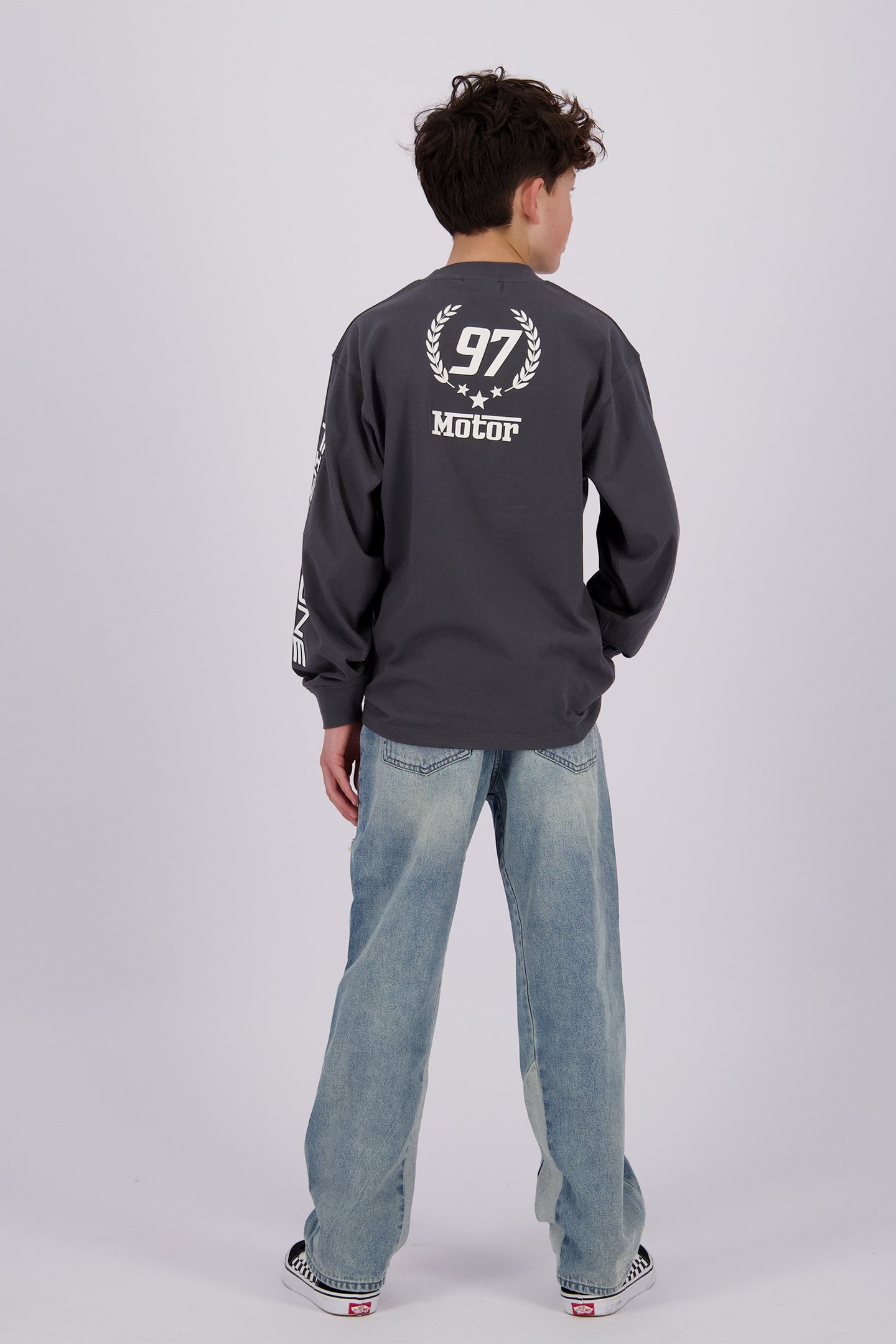 BOYS JITCH T-SHIRT DARK STONE 2