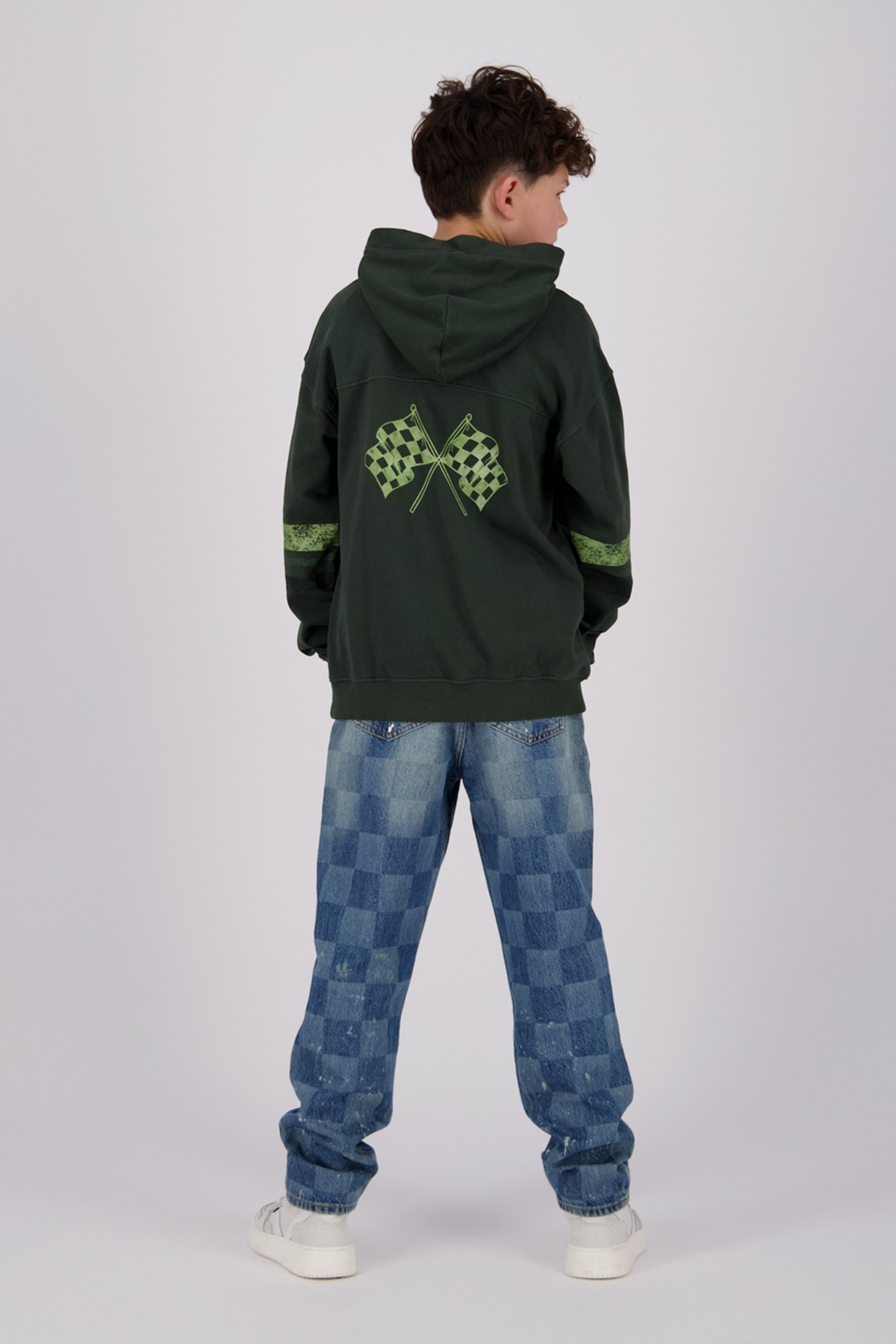 BOYS NACIDO SWEATER RACING GREEN 2