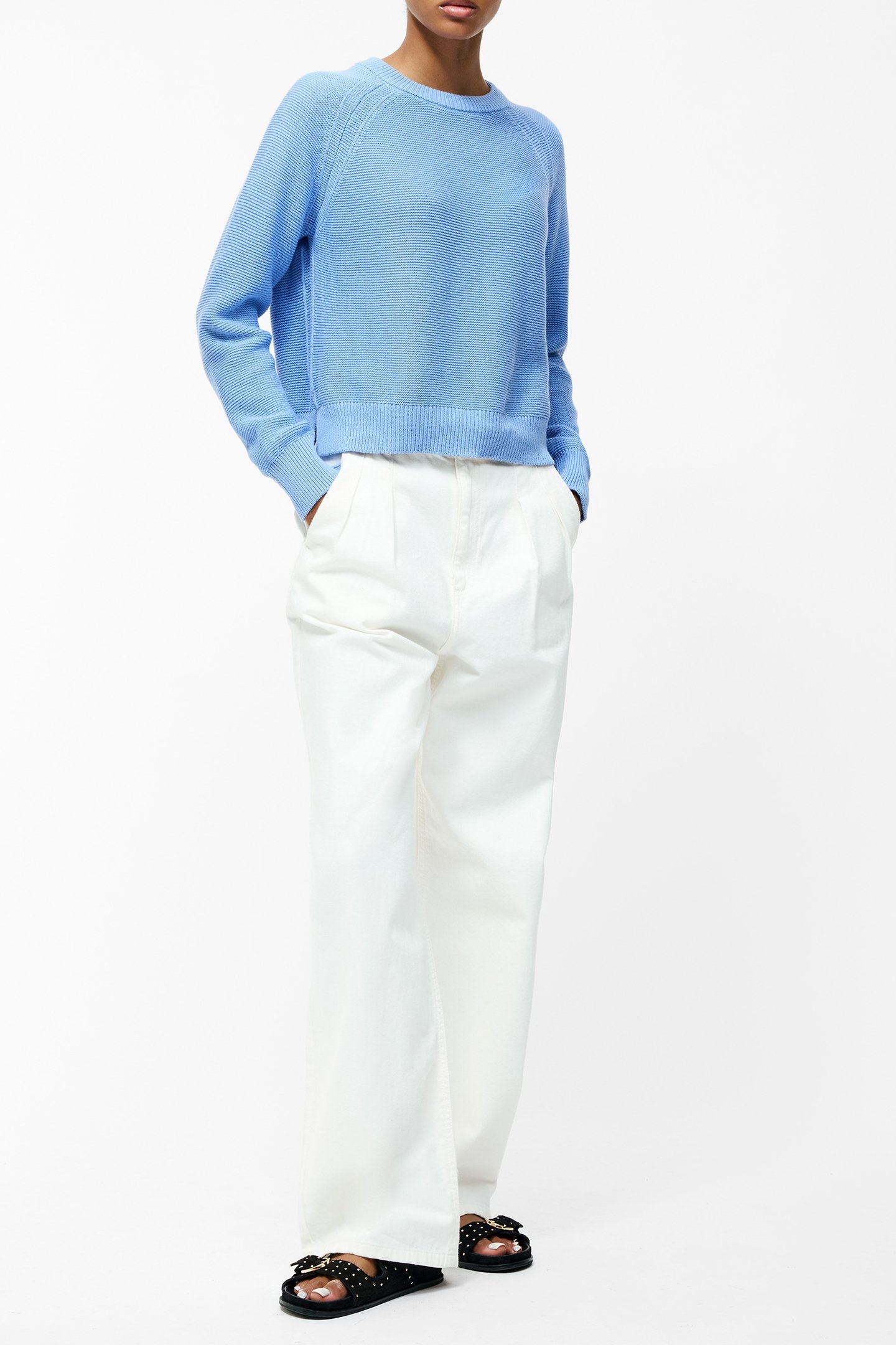 LILY MOZART L/S JUMPER CORNFLOWER BLUE 3