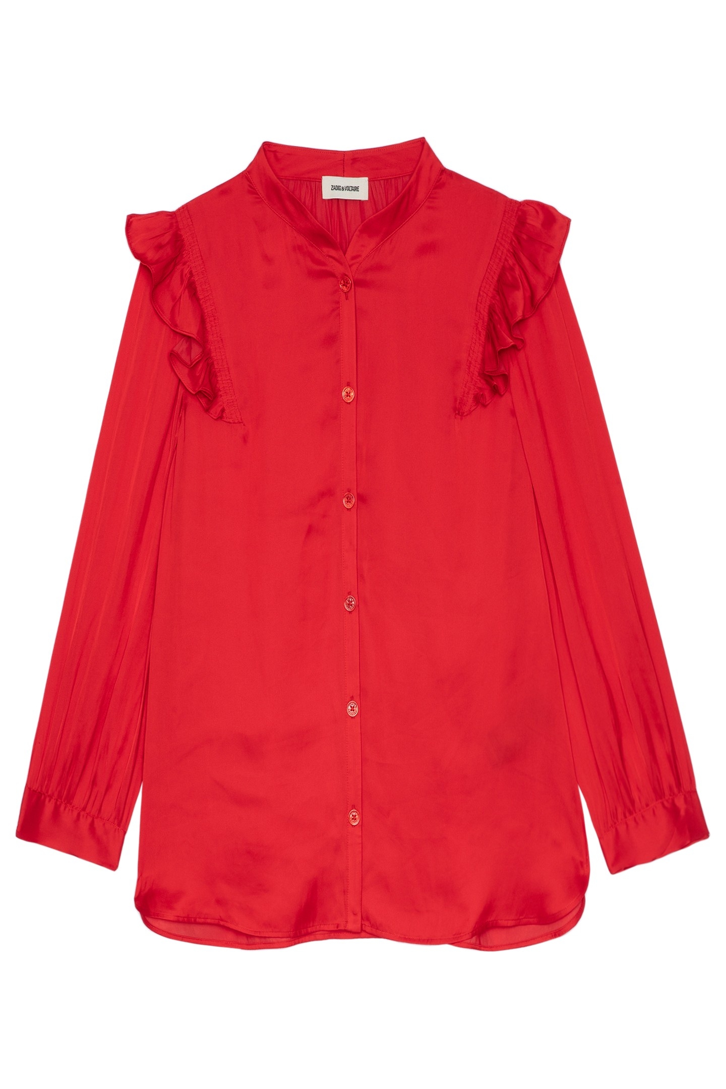 TYGG SATIN BLOUSE COQUELICOT 4